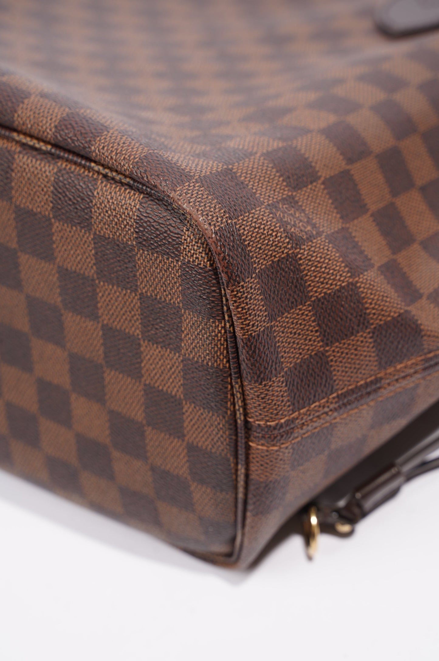 Louis Vuitton Womens Neverfull Damier Ebene MM