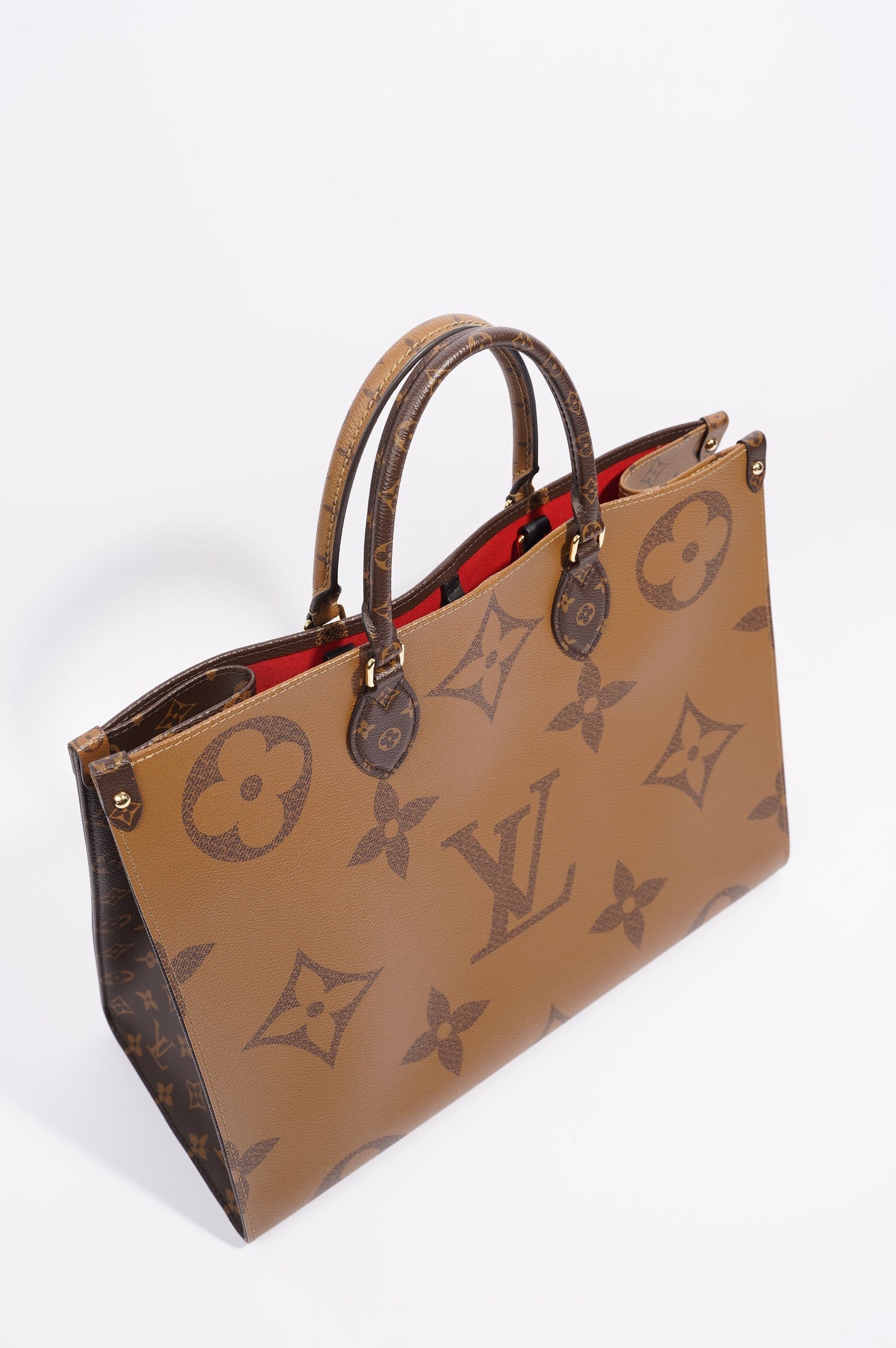 Louis Vuitton Womens On The Go Reverse Monogram Canvas GM