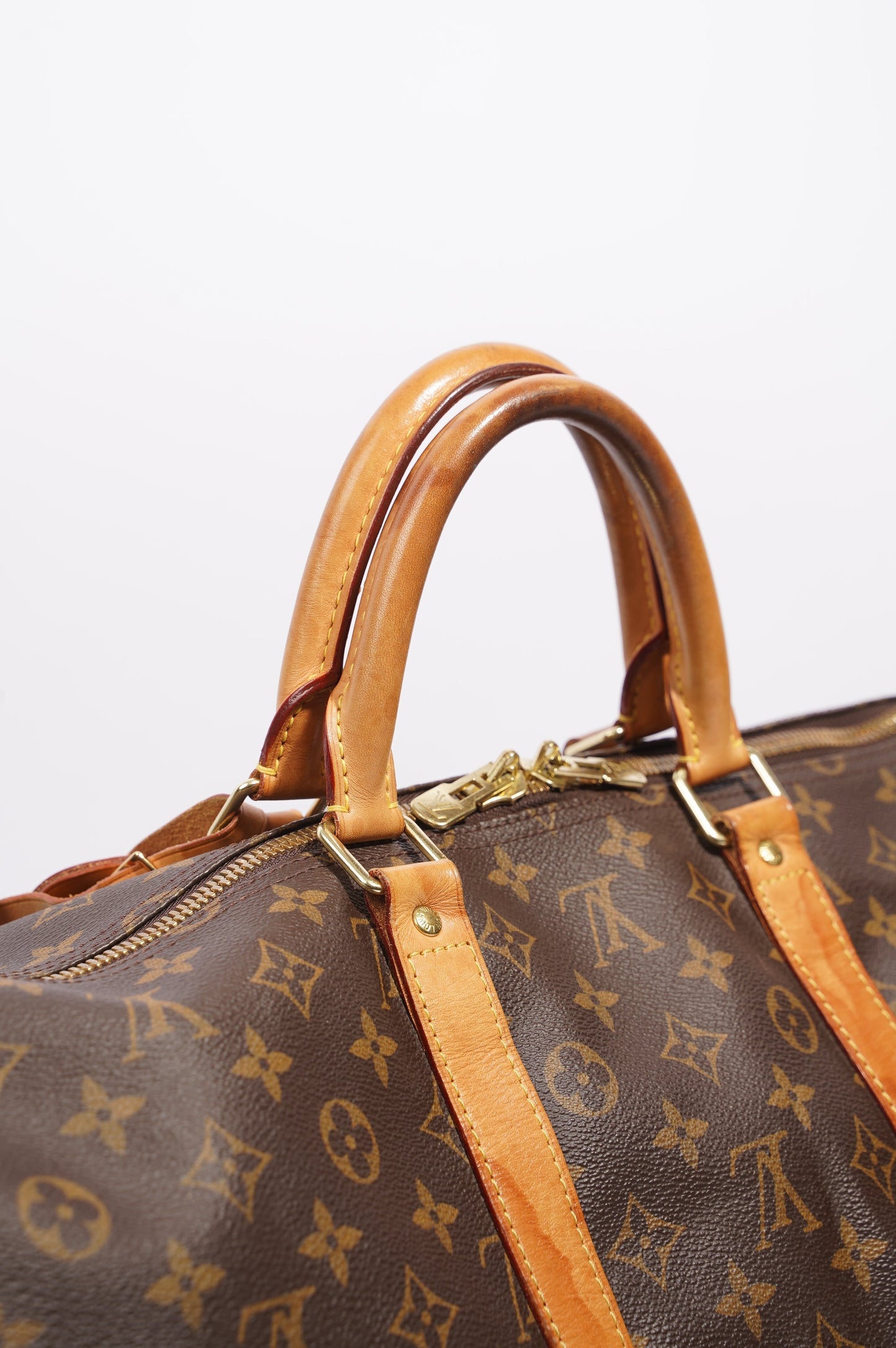 Louis Vuitton Womens Keepall Bandouliere Monogram 55