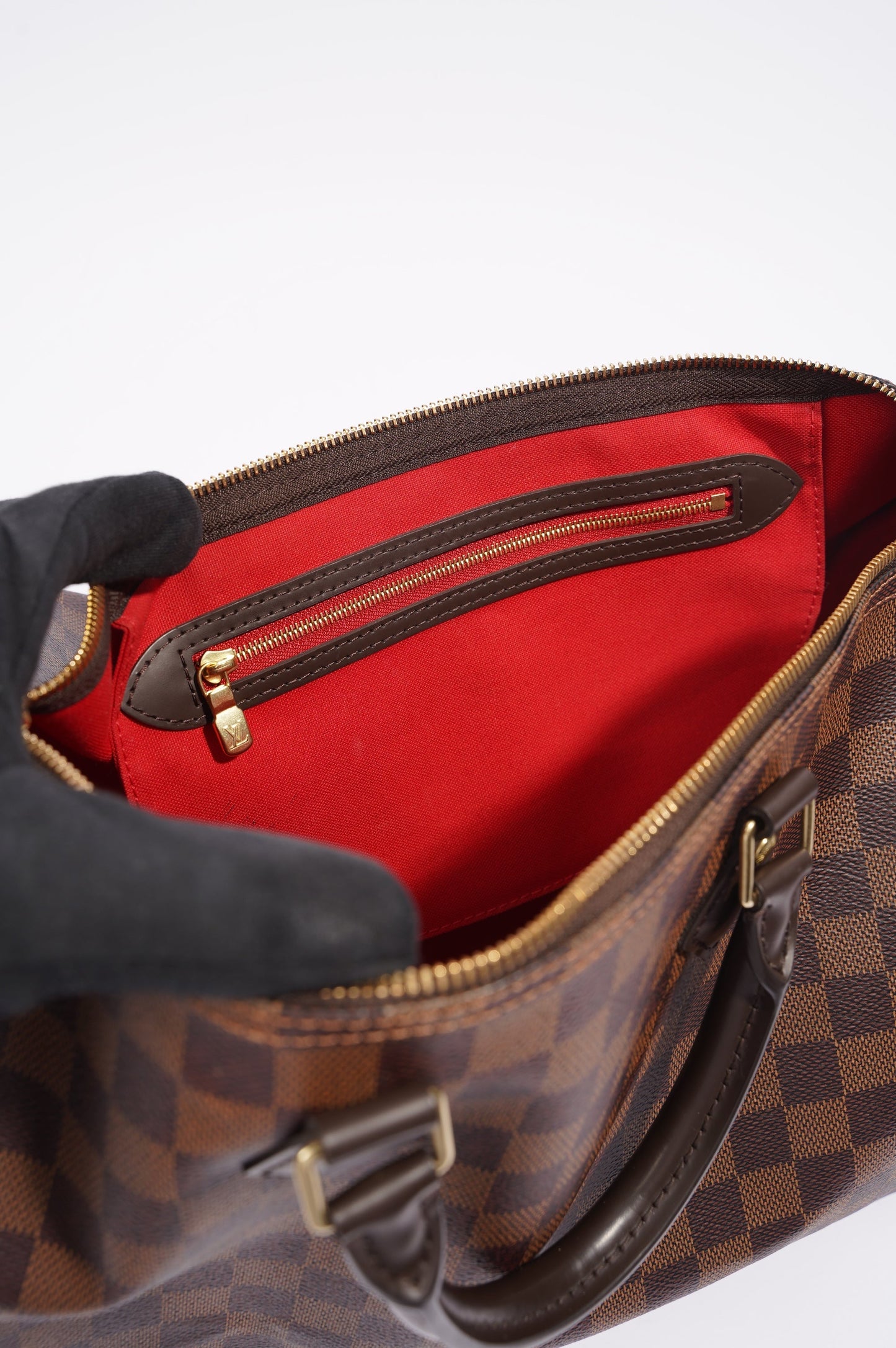 Louis Vuitton Womens Speedy Damier Ebene 35