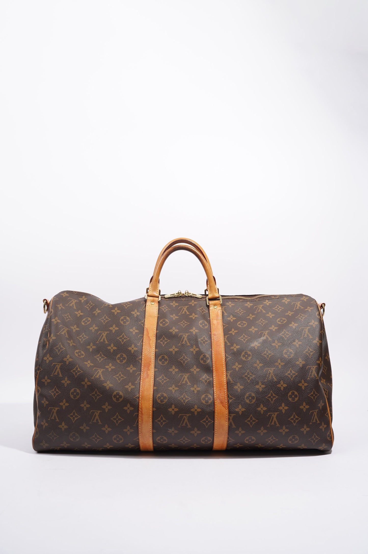Louis Vuitton Womens Keepall Bandouliere Monogram 55