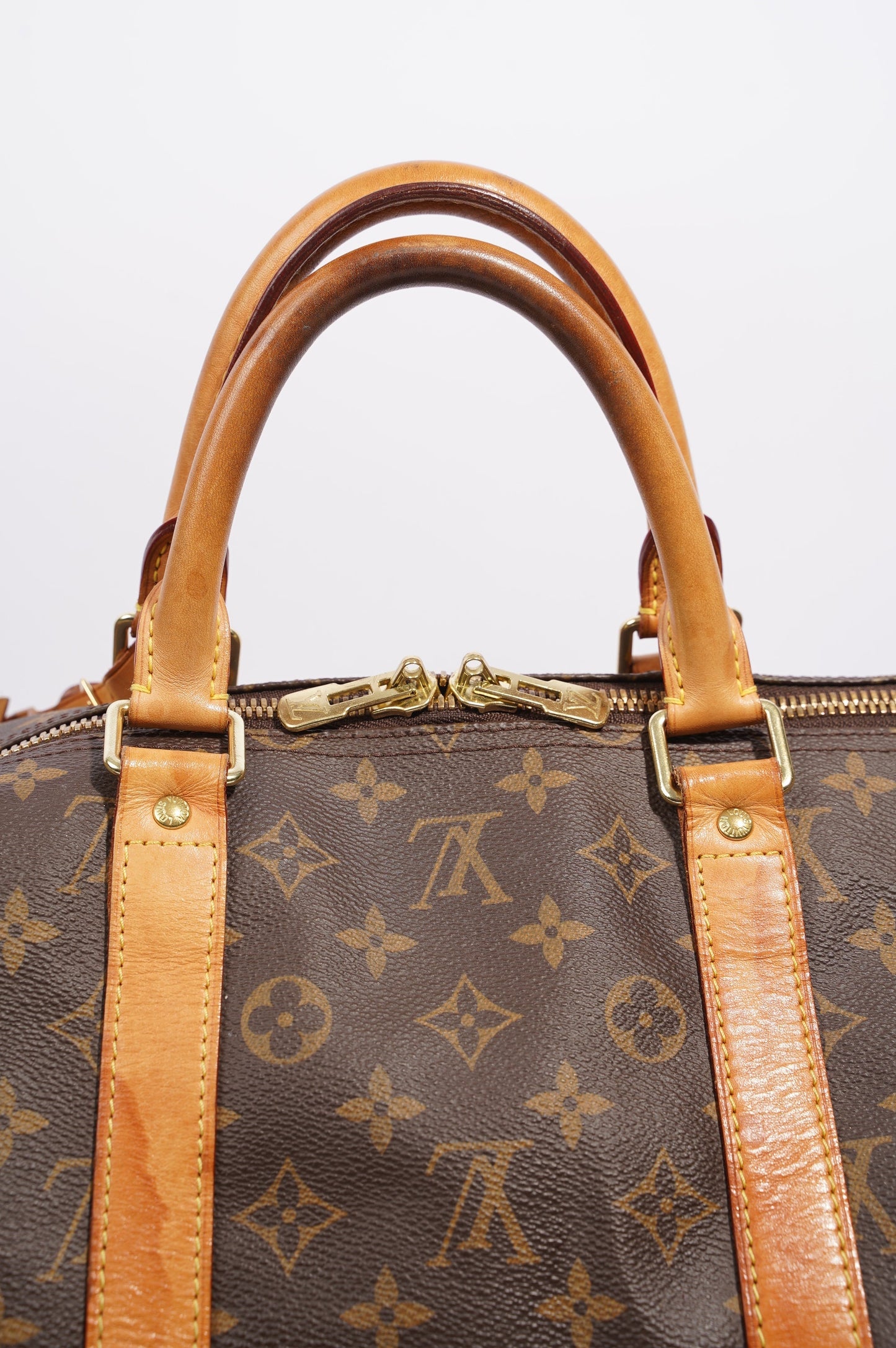 Louis Vuitton Womens Keepall Bandouliere Monogram 55
