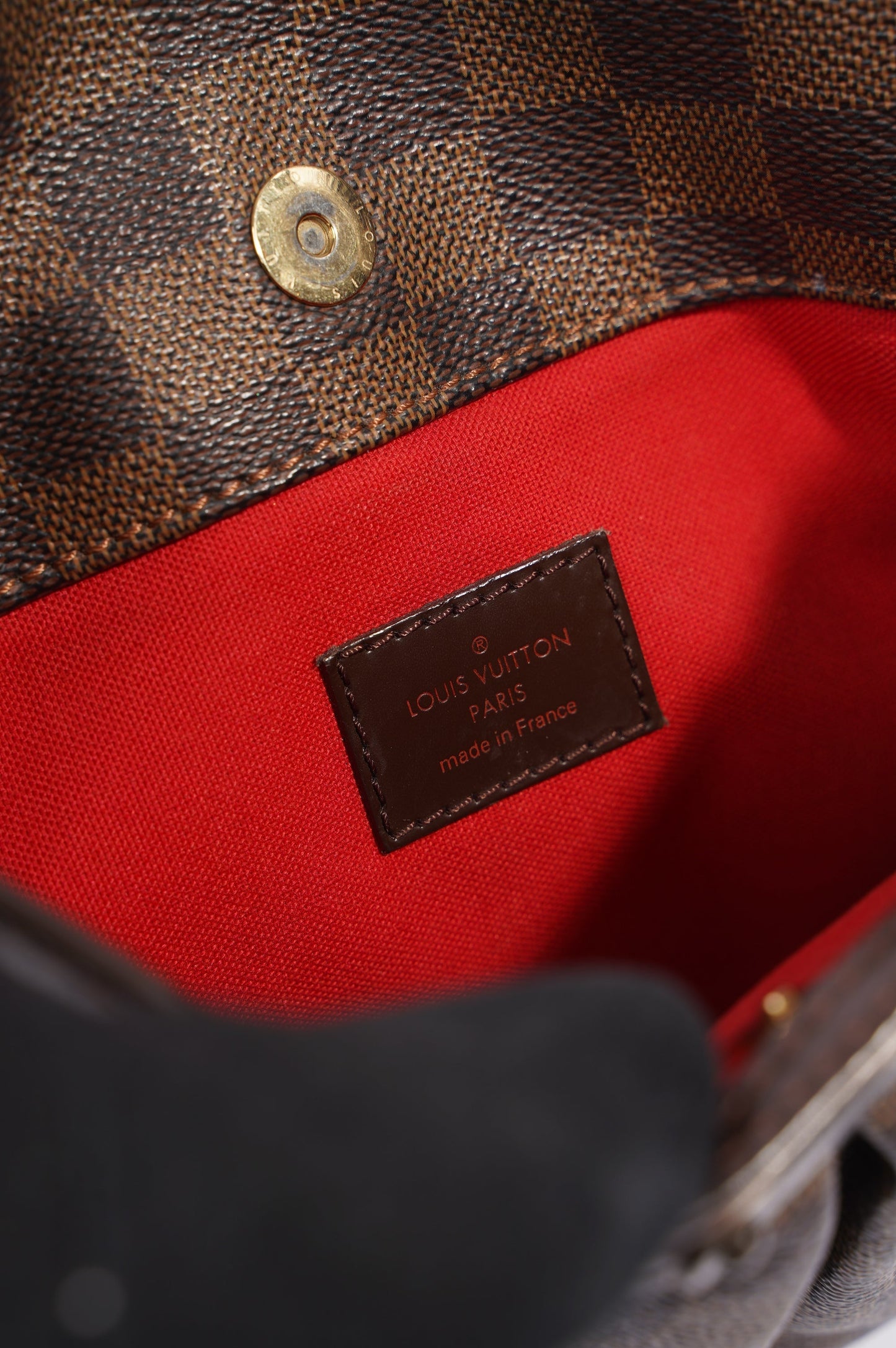 Louis Vuitton Womens Vintage Bloomsbury Damier Ebene