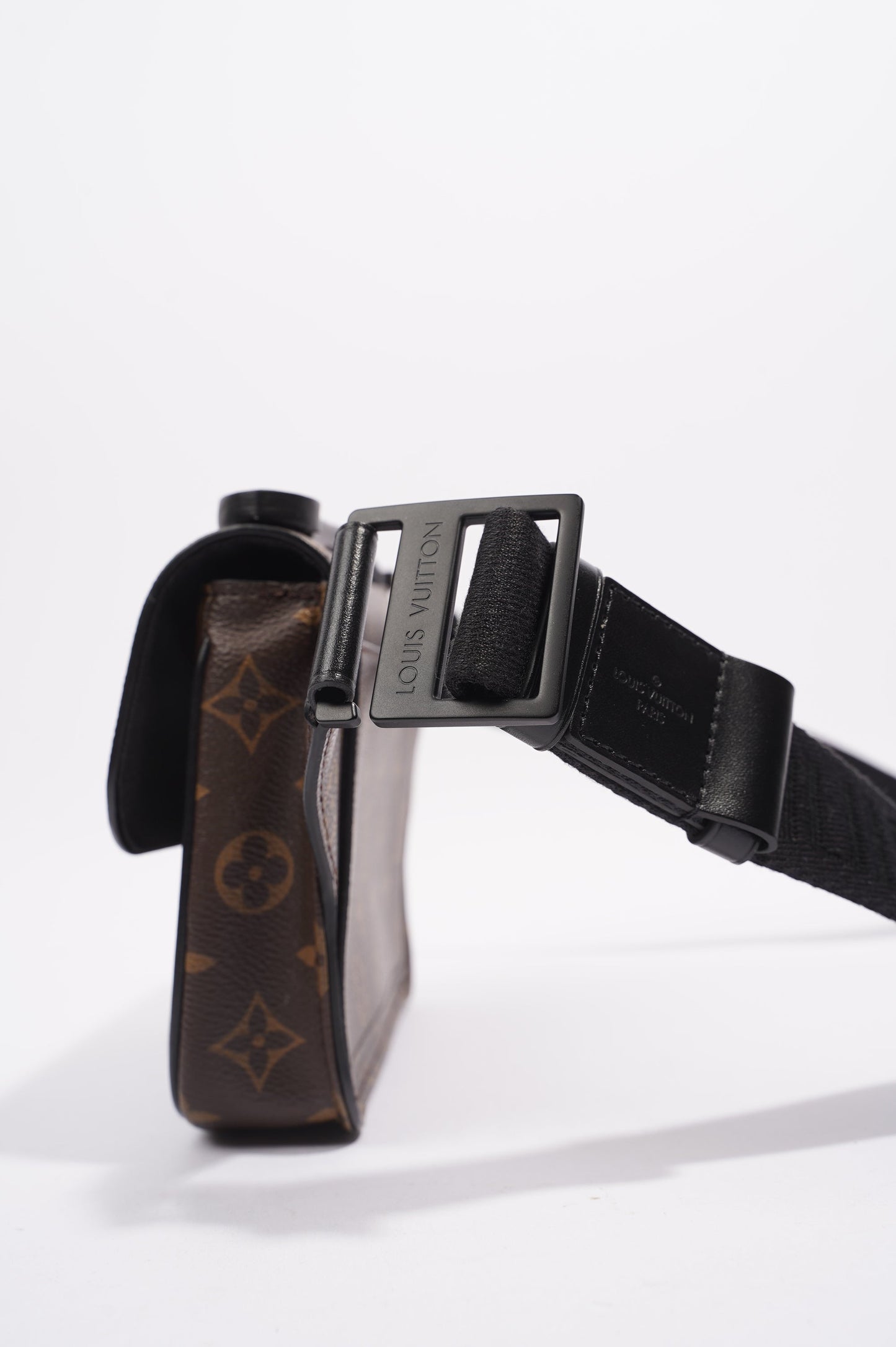 Louis Vuitton Mens S Lock Sling Bag Monogram Canvas