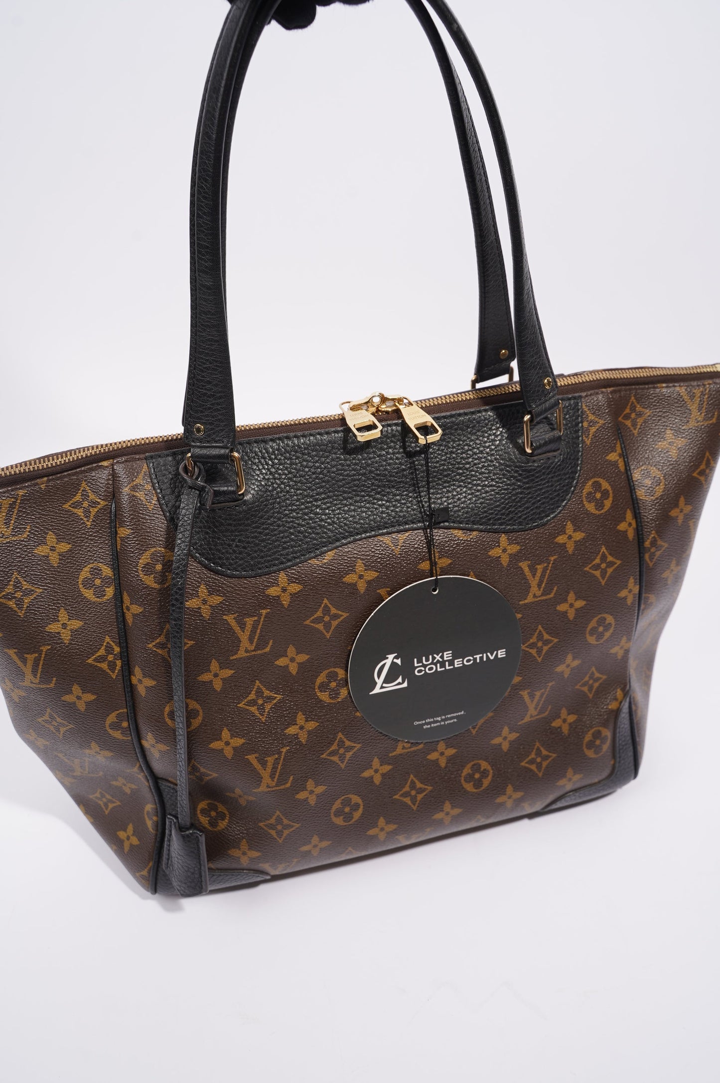 Louis Vuitton Womens Estrella Tote Bag Monogram / Black MM