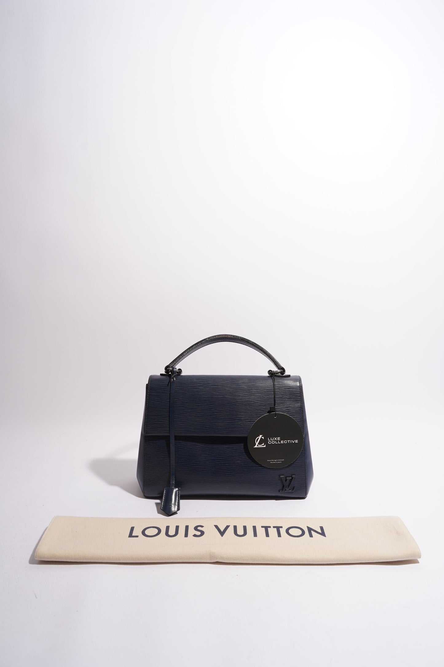 Louis Vuitton Womens Cluny Bag Indigo Epi Leather MM