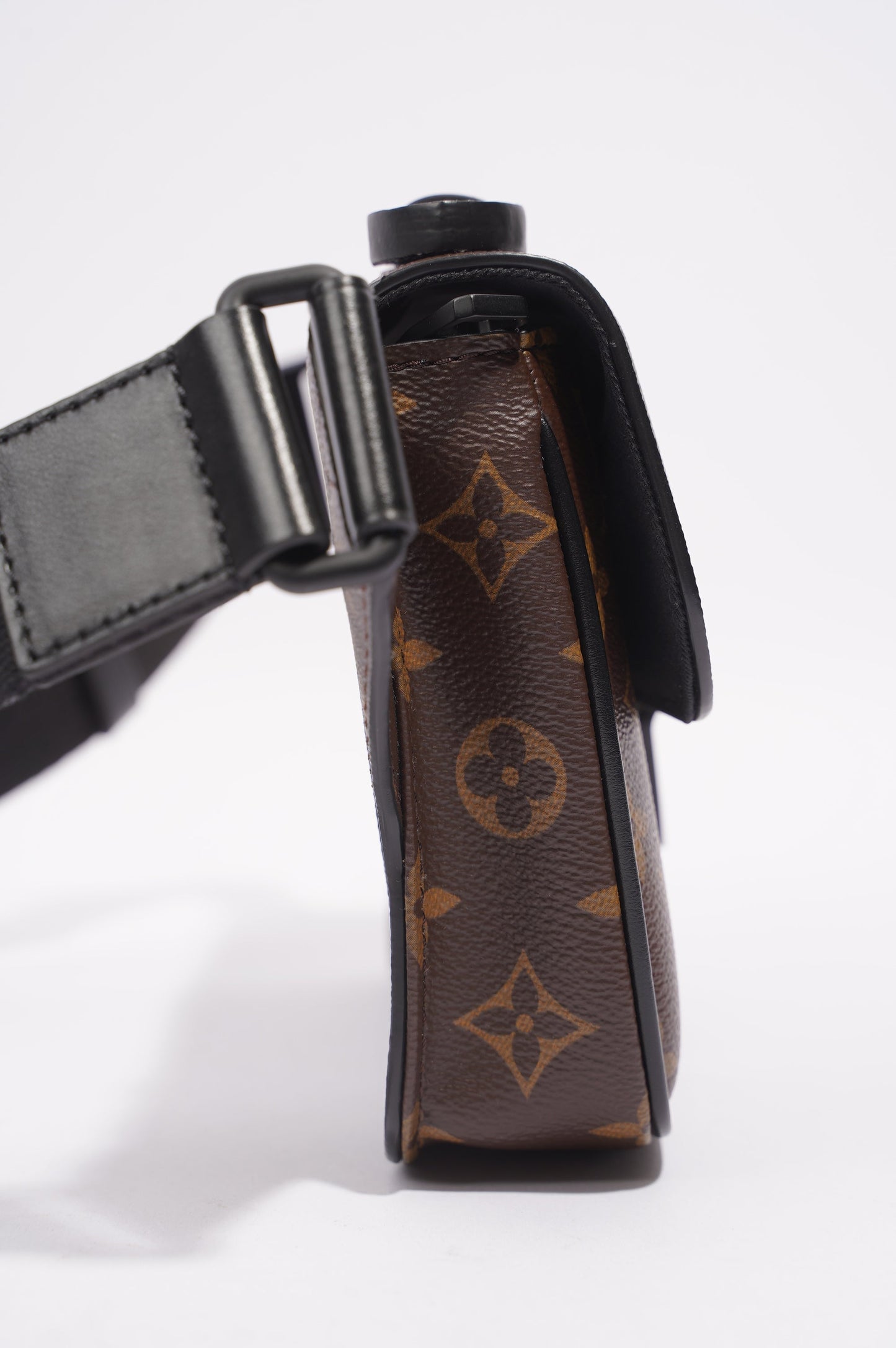 Louis Vuitton Mens S Lock Sling Bag Monogram Canvas