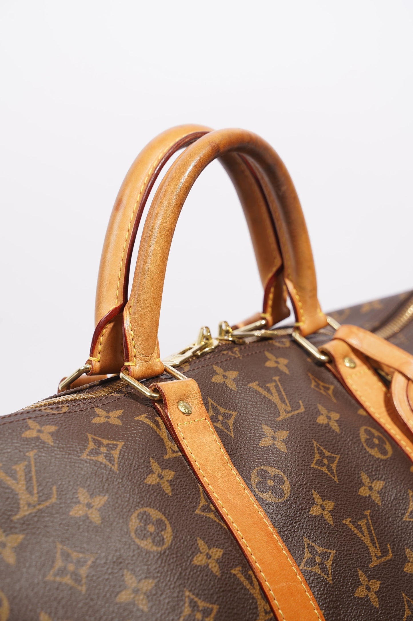 Louis Vuitton Womens Keepall Bandouliere Monogram 55