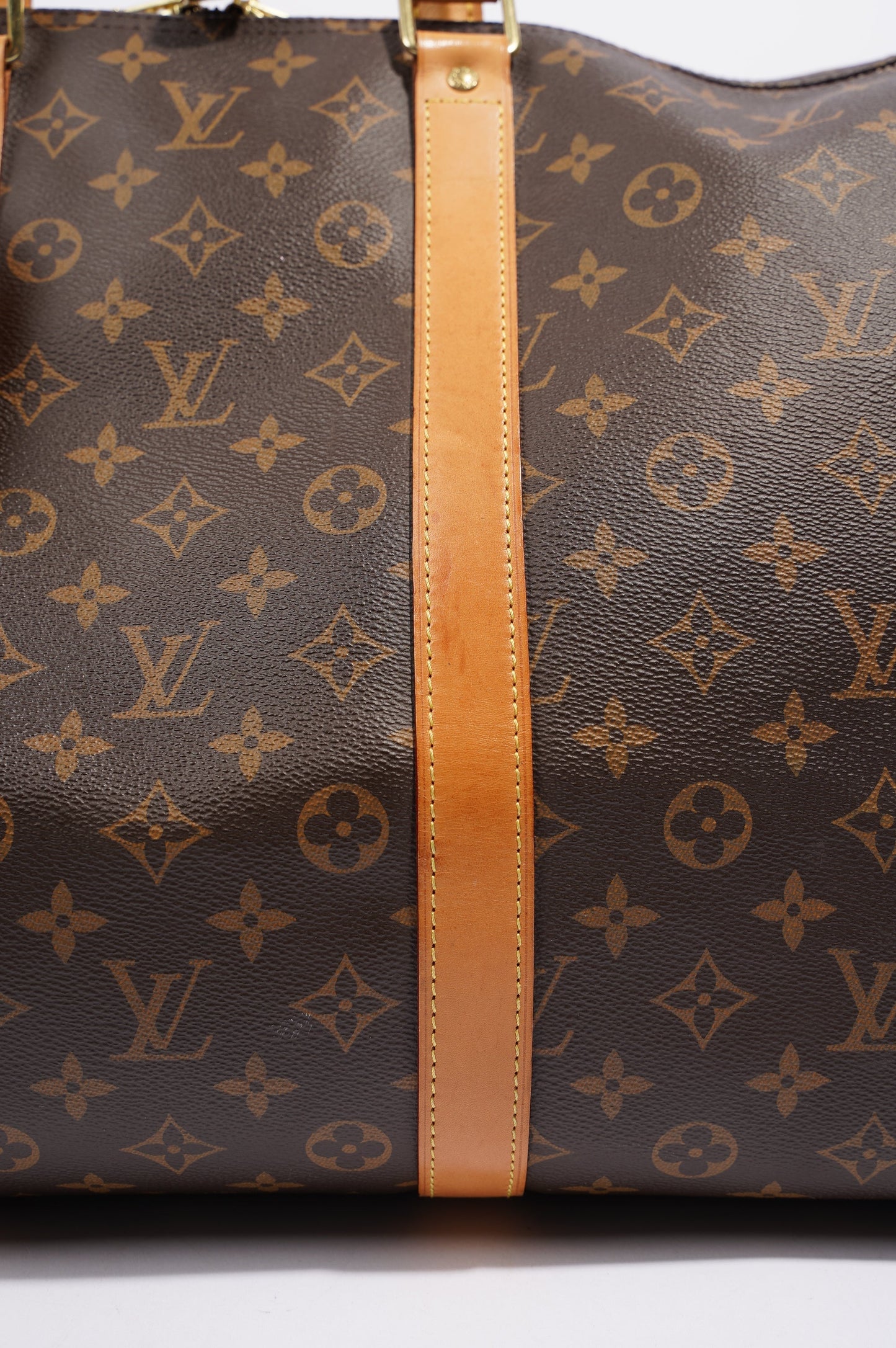 Louis Vuitton Womens Keepall Bandouliere Monogram 55