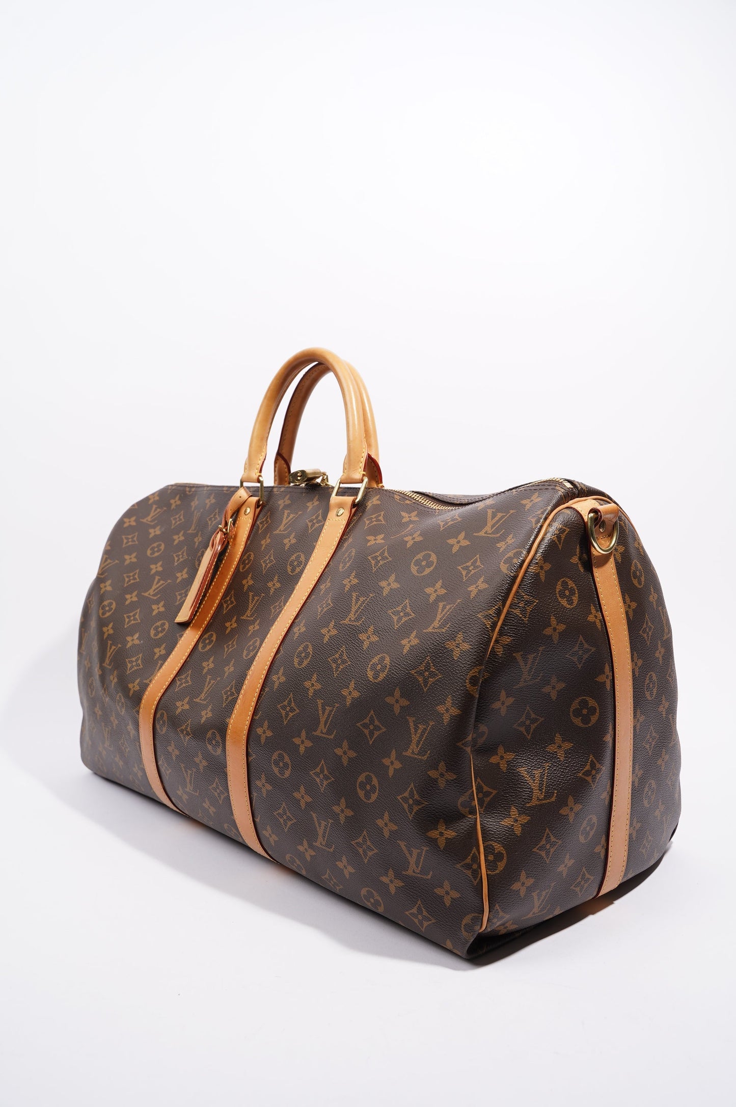 Louis Vuitton Womens Keepall Bandouliere Monogram 55