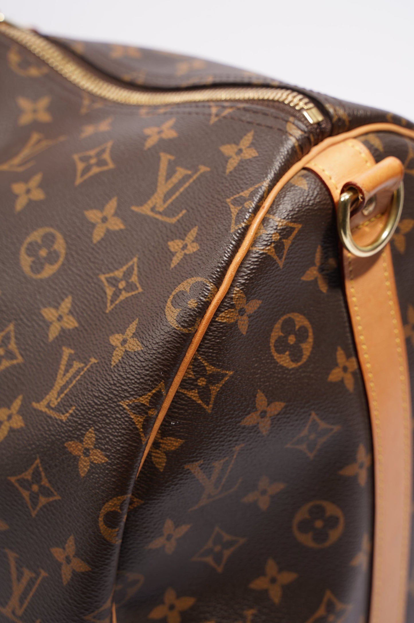 Louis Vuitton Womens Keepall Bandouliere Monogram 55
