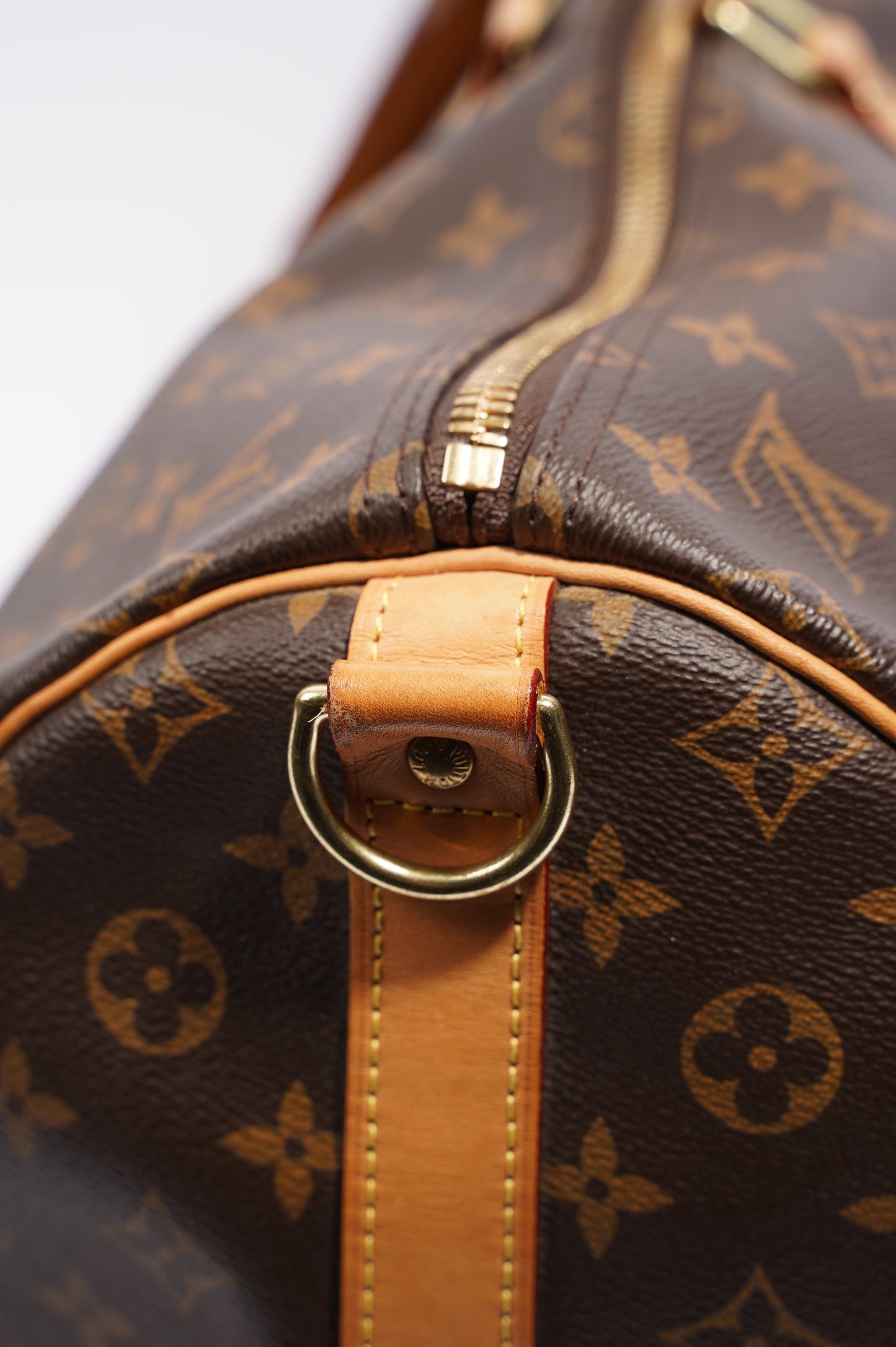 Louis Vuitton Womens Keepall Bandouliere Monogram 55