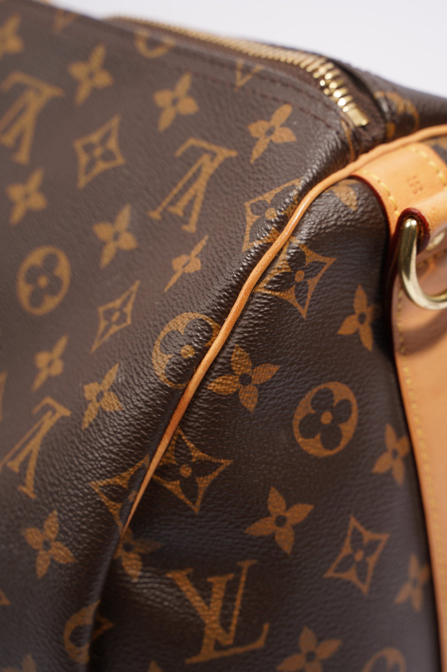 Louis Vuitton Womens Keepall Bandouliere Monogram 55