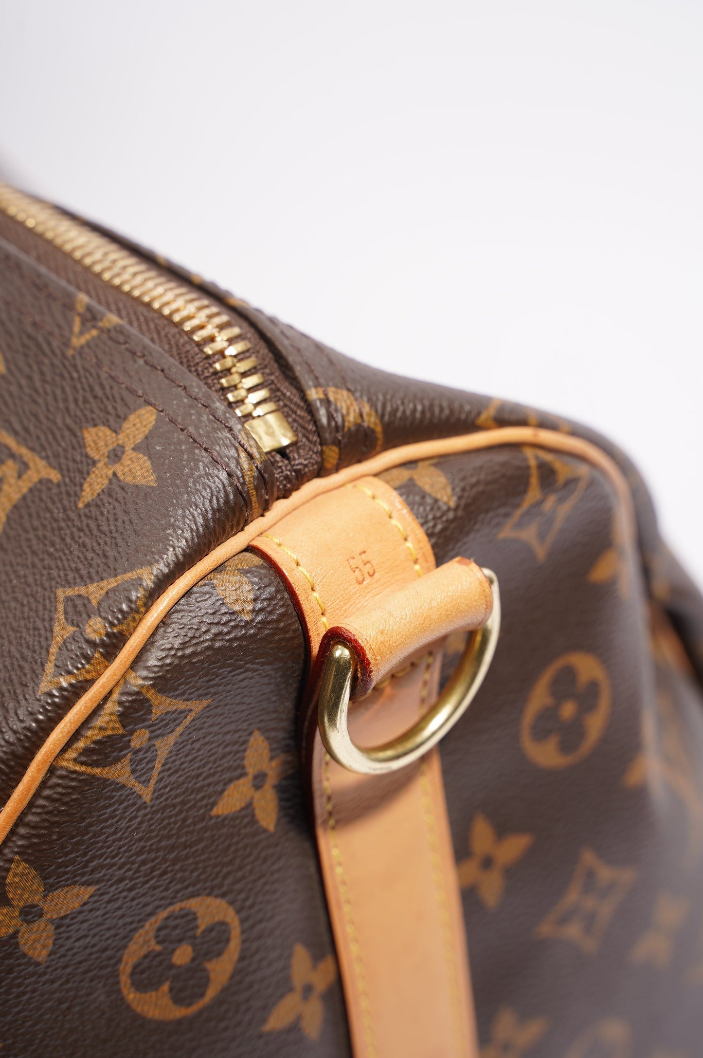 Louis Vuitton Womens Keepall Bandouliere Monogram 55
