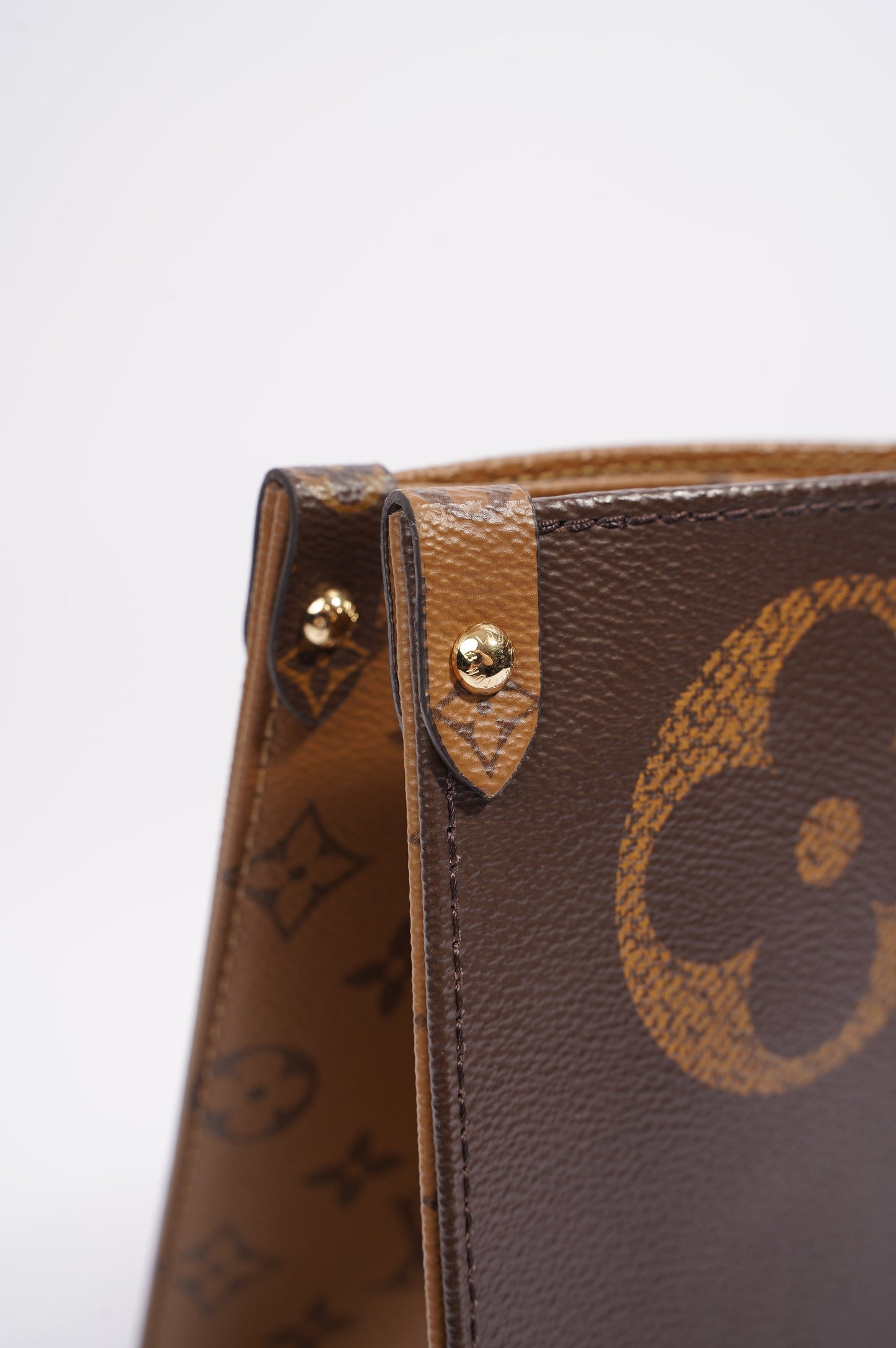 Louis Vuitton Womens On The Go Reverse Monogram Canvas GM