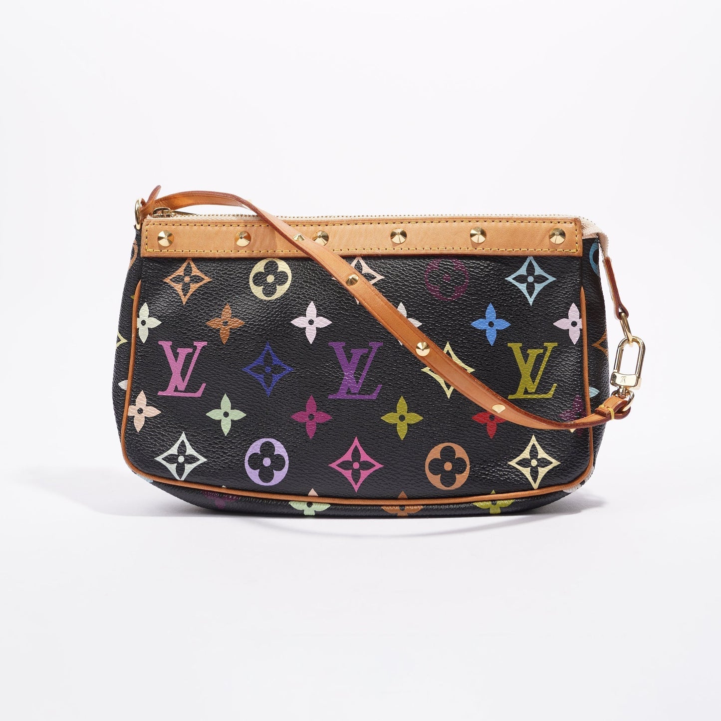 Louis Vuitton Womens Vintage Pochette Accessoire Black / Multicolour