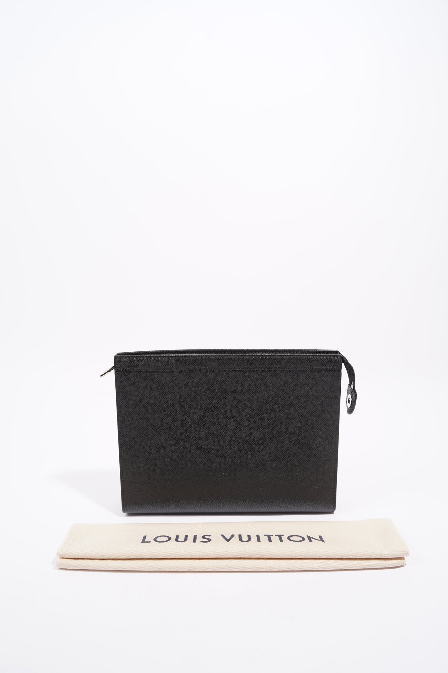 Louis Vuitton Mens Pochette Voyage Black MM