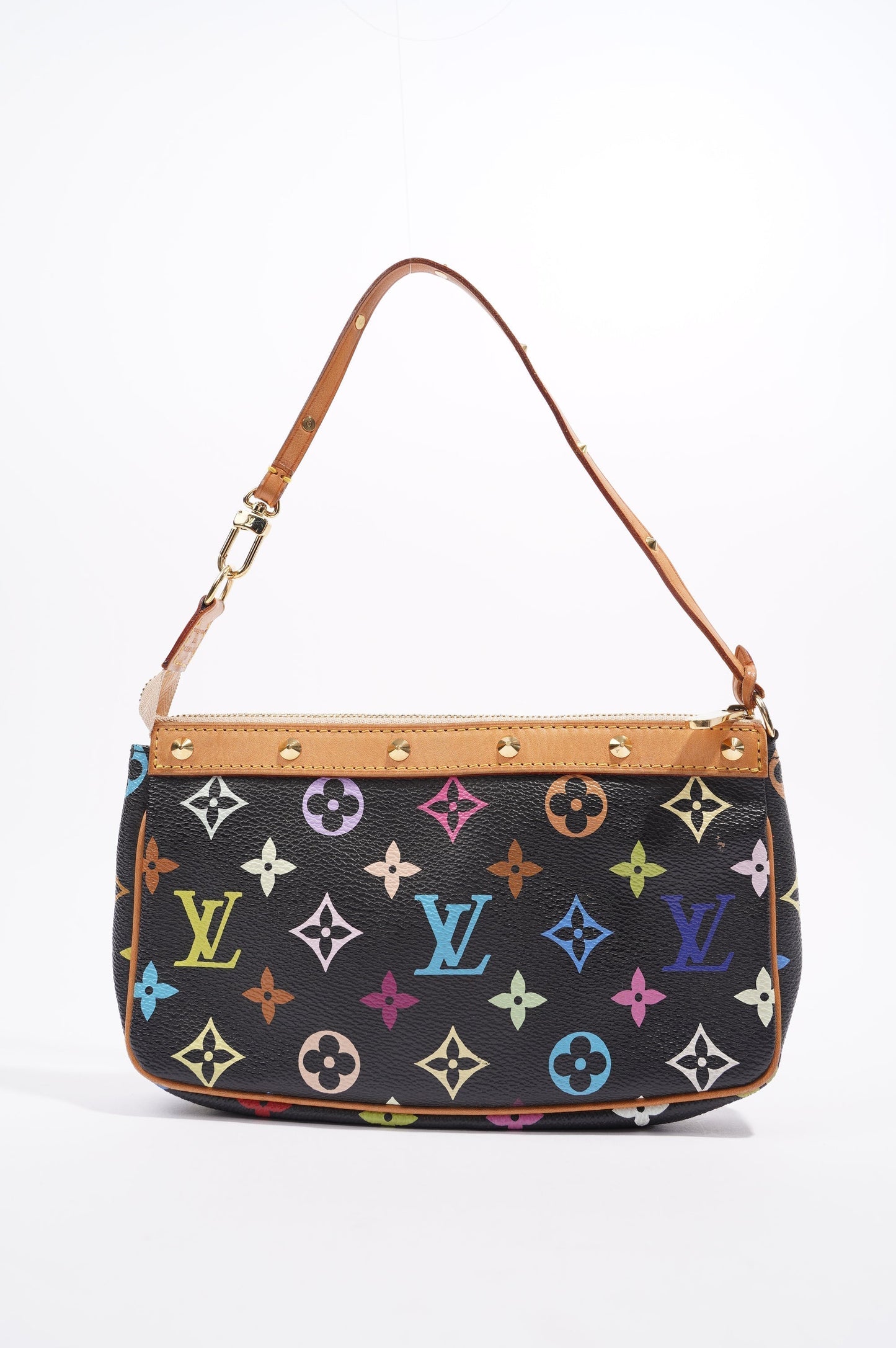 Louis Vuitton Womens Vintage Pochette Accessoire Black / Multicolour