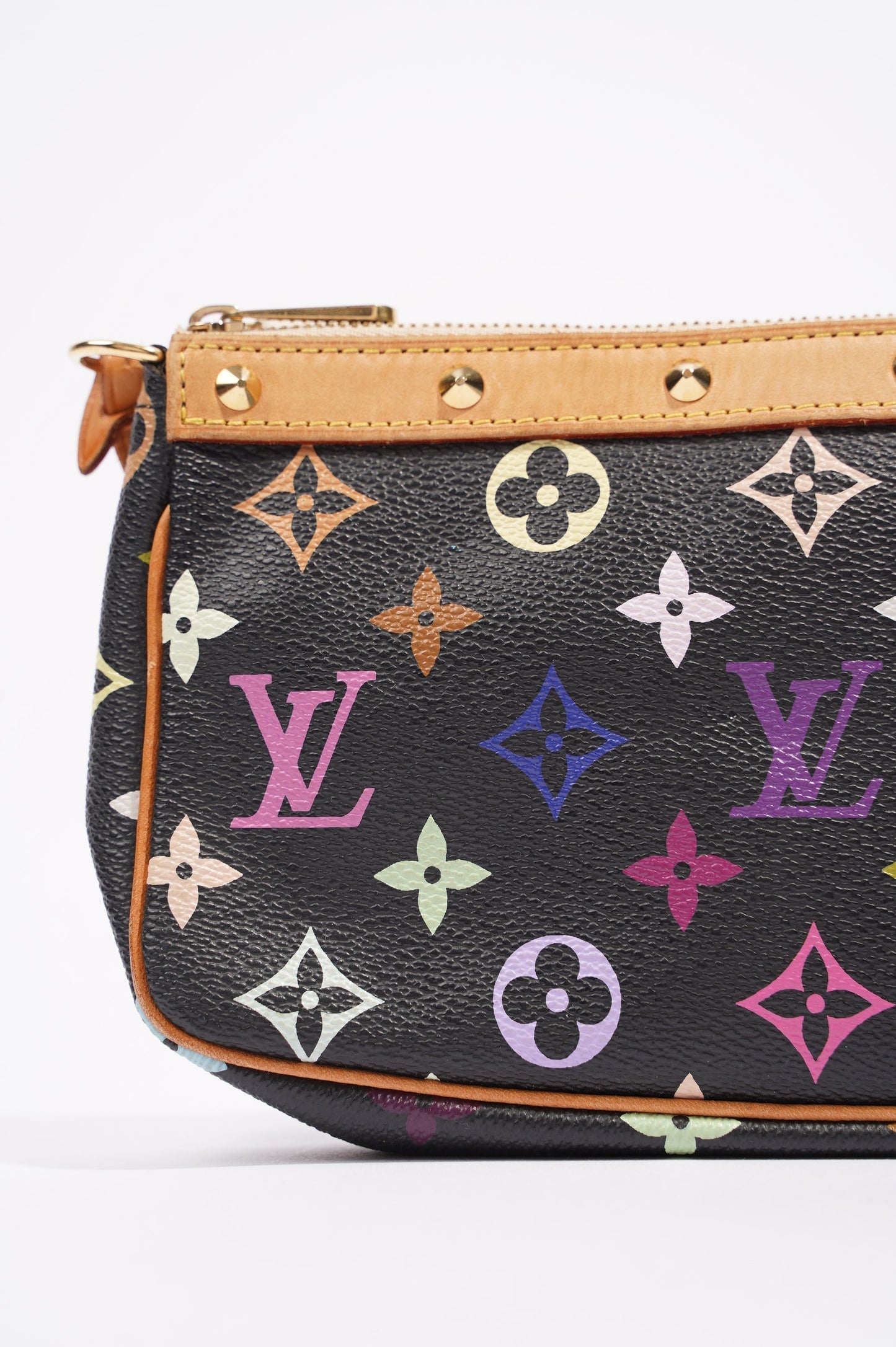 Louis Vuitton Womens Vintage Pochette Accessoire Black / Multicolour
