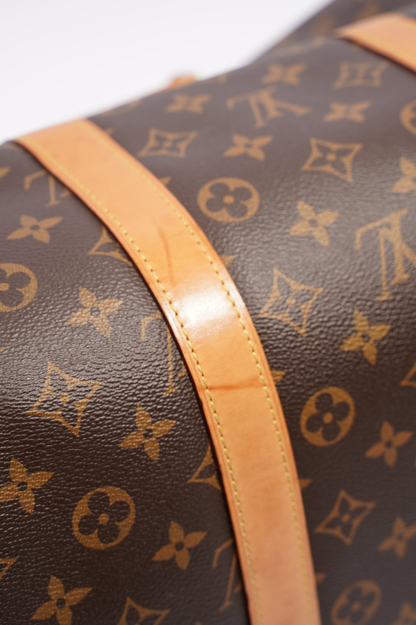 Louis Vuitton Womens Keepall Bandouliere Monogram 55