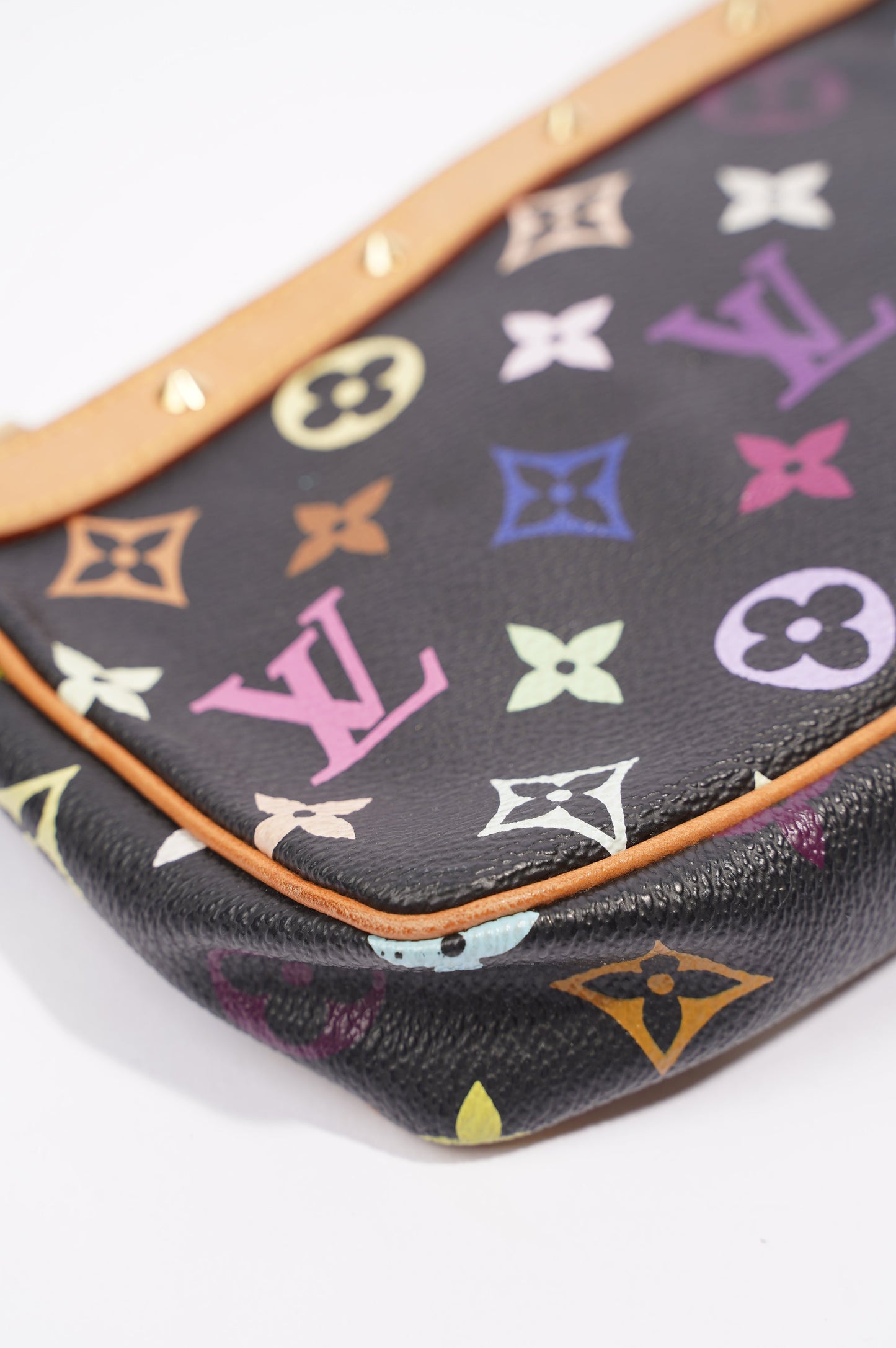 Louis Vuitton Womens Vintage Pochette Accessoire Black / Multicolour