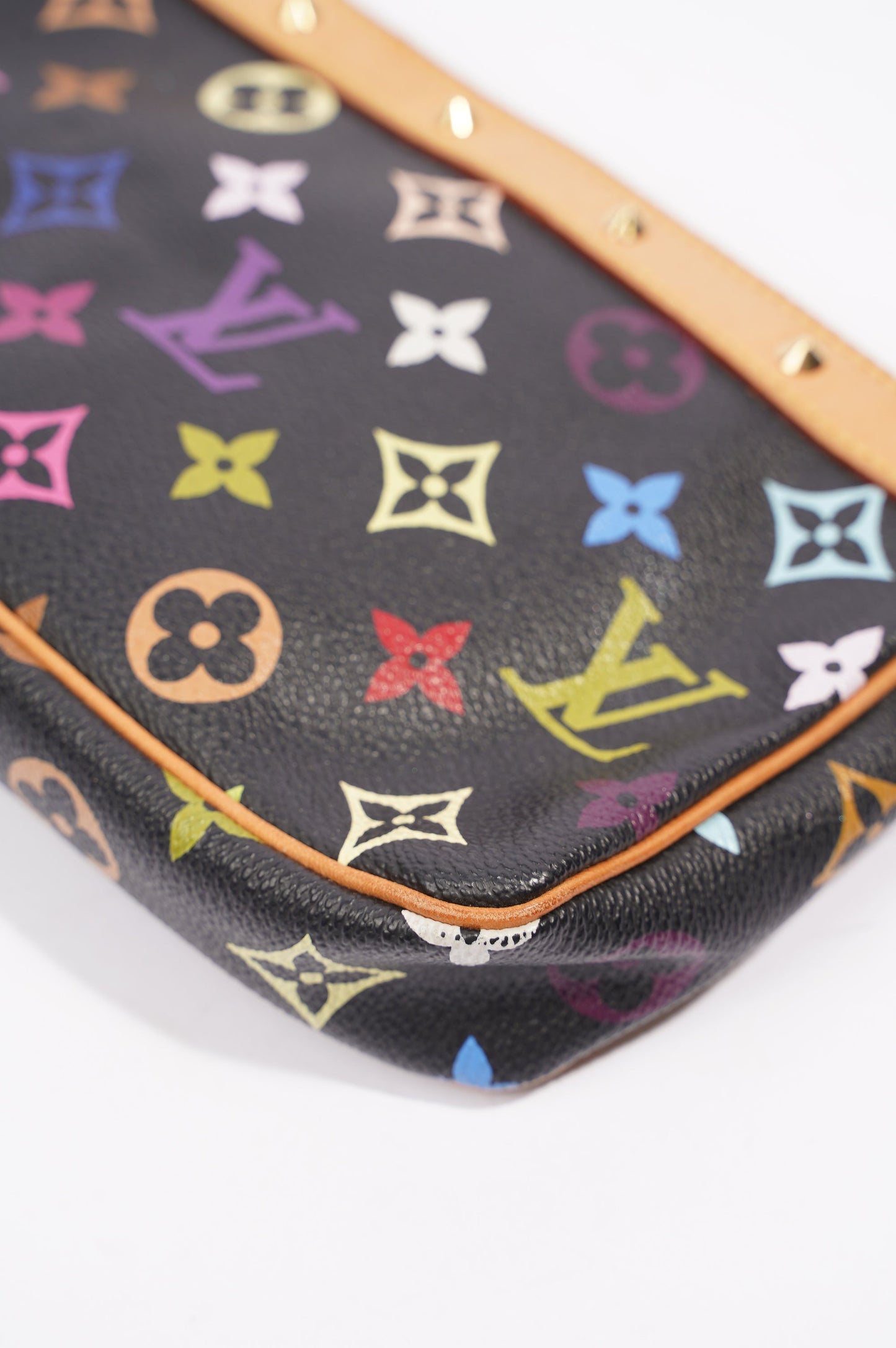 Louis Vuitton Womens Vintage Pochette Accessoire Black / Multicolour