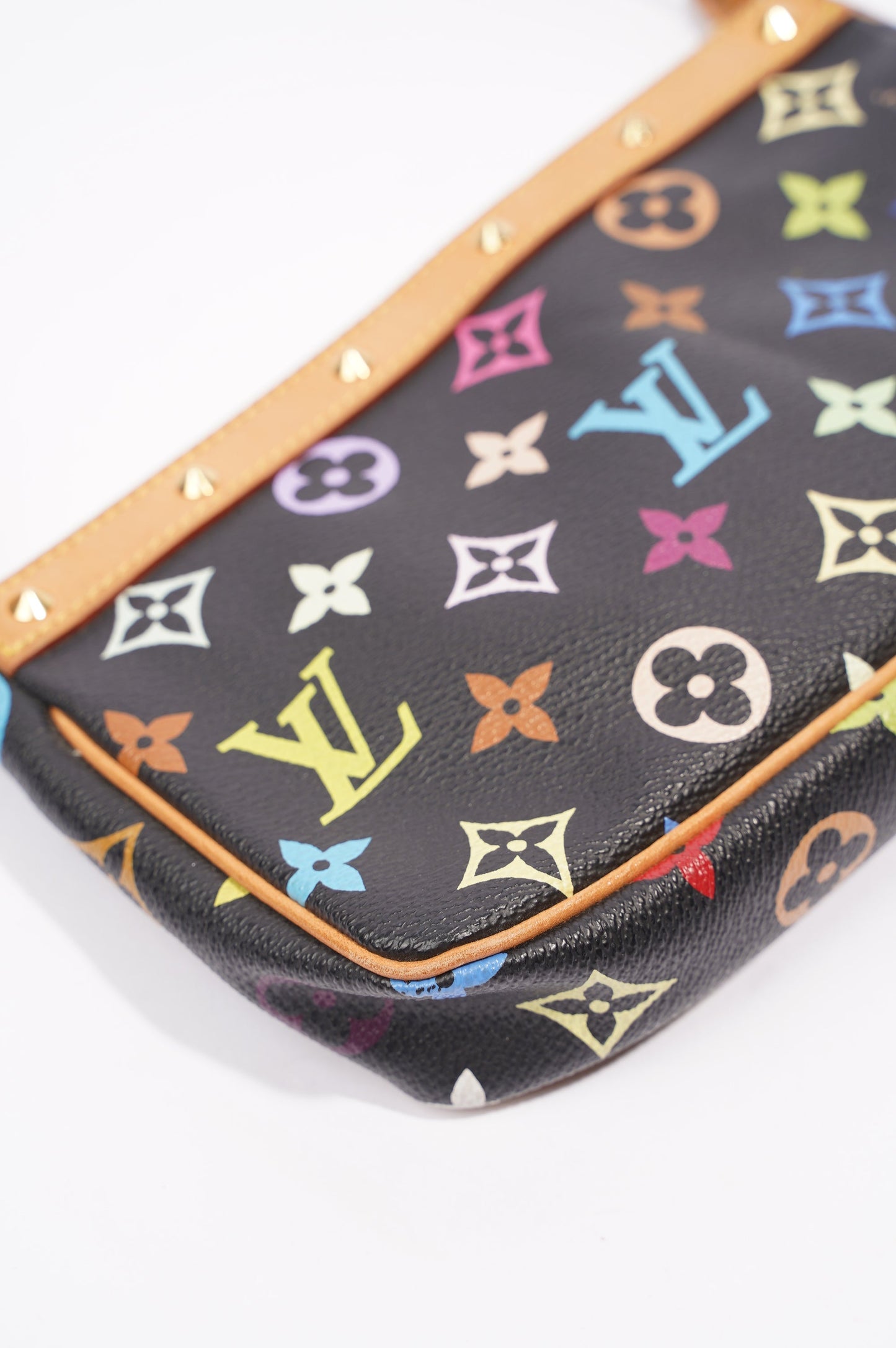 Louis Vuitton Womens Vintage Pochette Accessoire Black / Multicolour