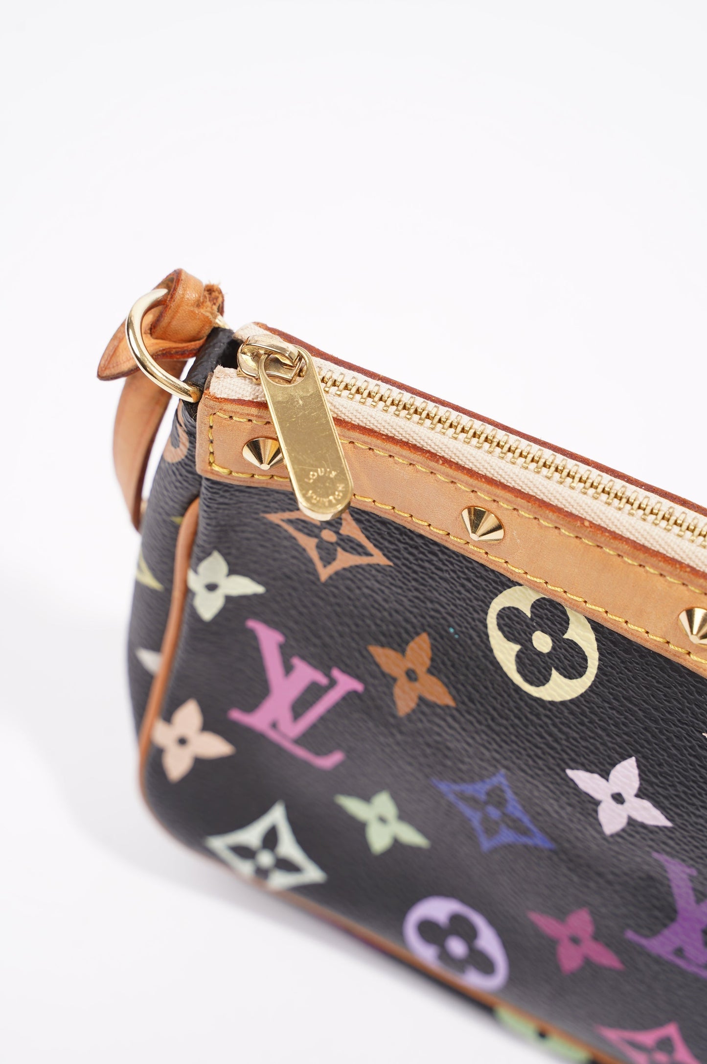 Louis Vuitton Womens Vintage Pochette Accessoire Black / Multicolour