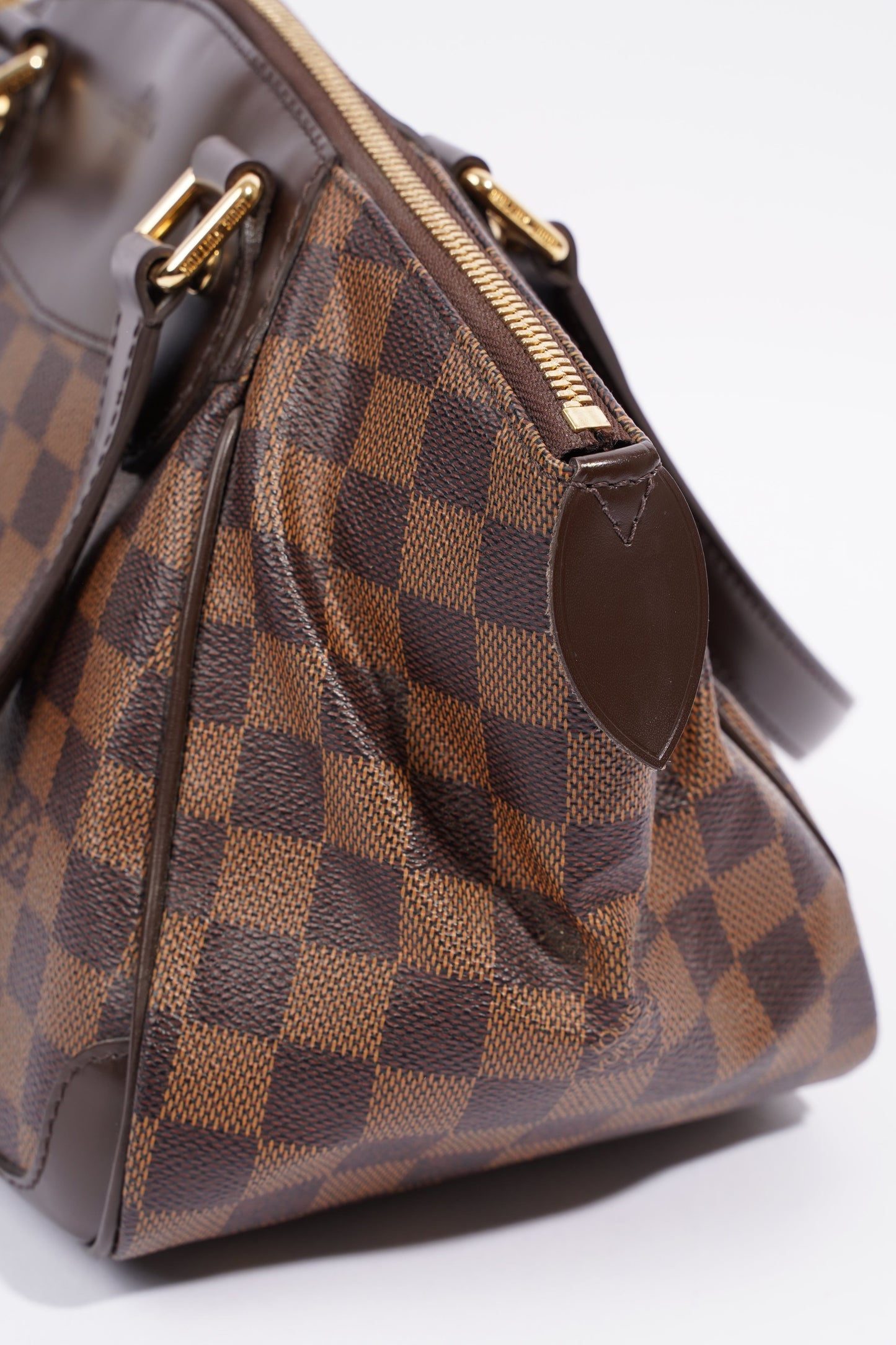 Louis Vuitton Womens Verona Bag Damier Ebene Canvas PM