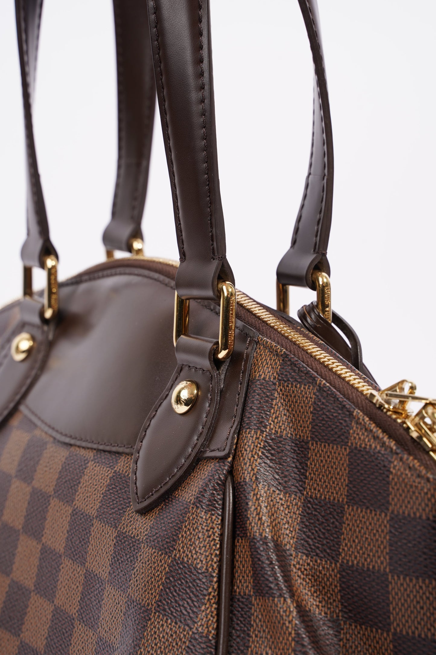 Louis Vuitton Womens Verona Bag Damier Ebene Canvas PM