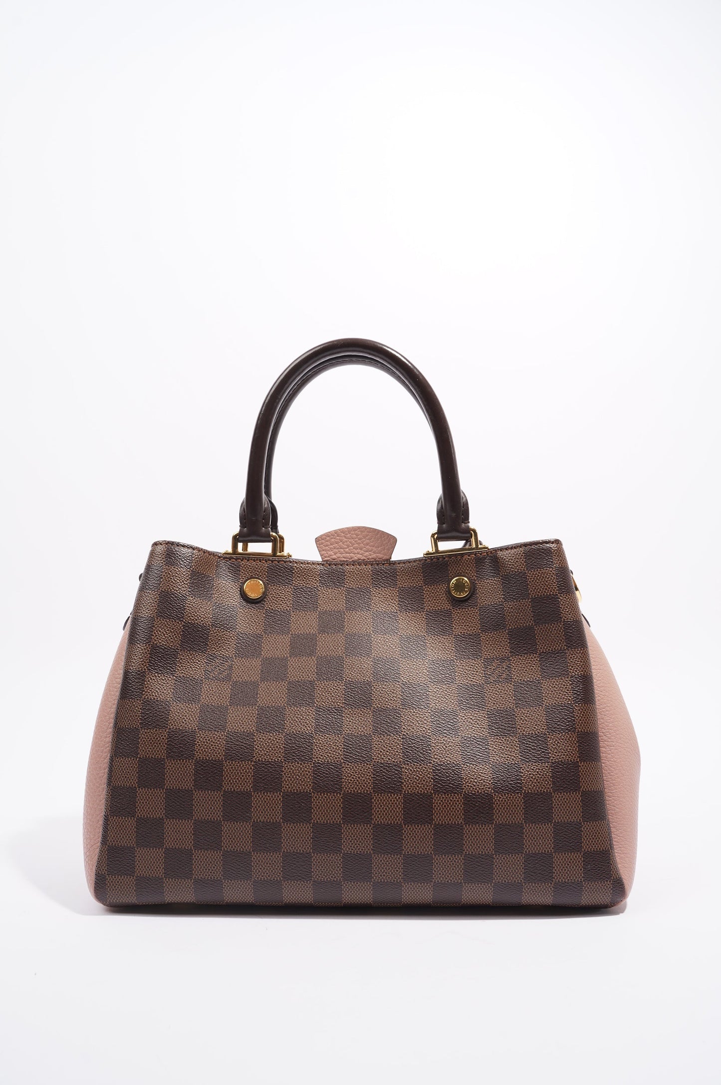 Louis Vuitton Womens Brittany Handbag Damier Ebene / Rose