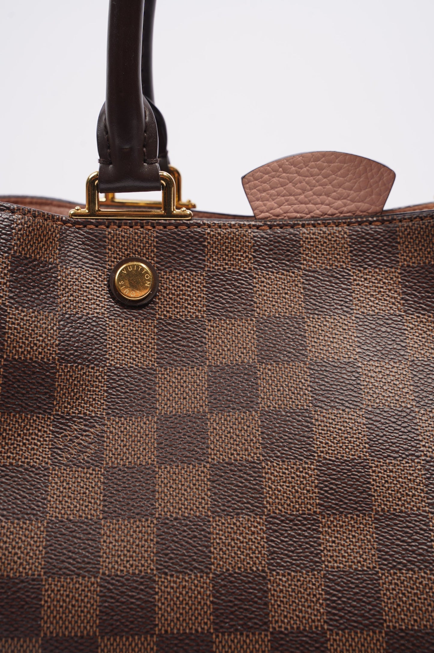 Louis Vuitton Womens Brittany Handbag Damier Ebene / Rose