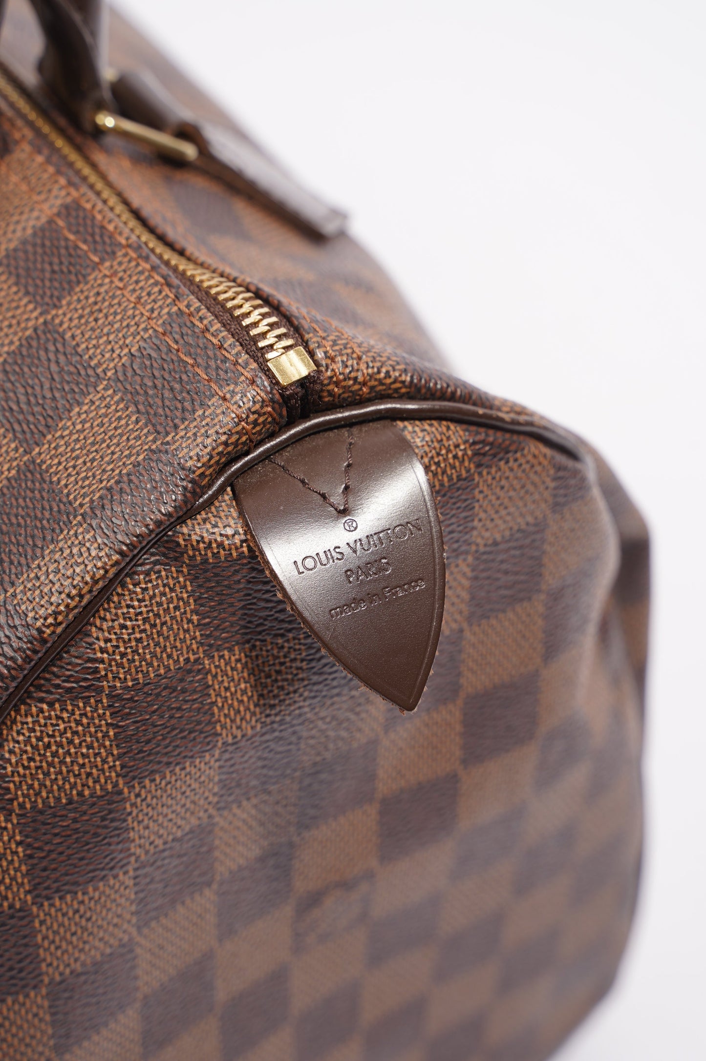 Louis Vuitton Womens Speedy 30 Damier Ebene