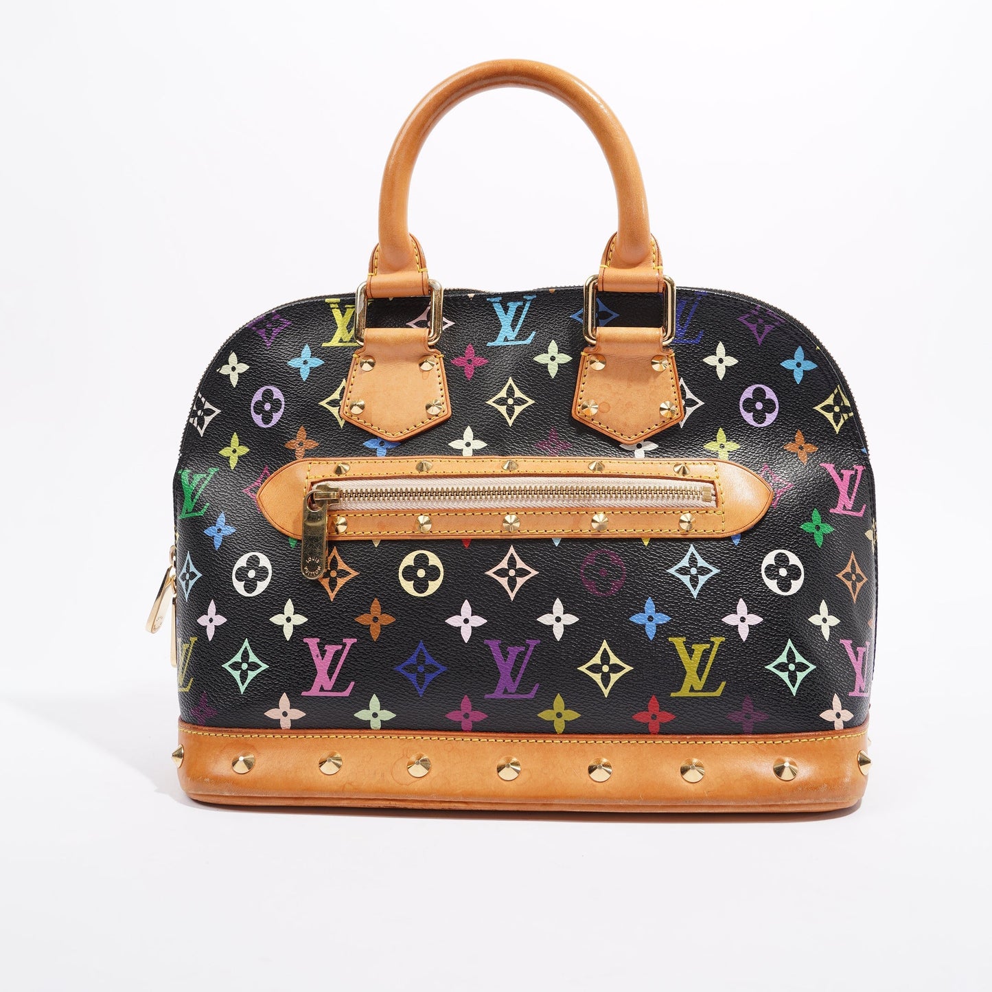 Louis Vuitton Womens Vintage Murakami Alma Black / Multi PM