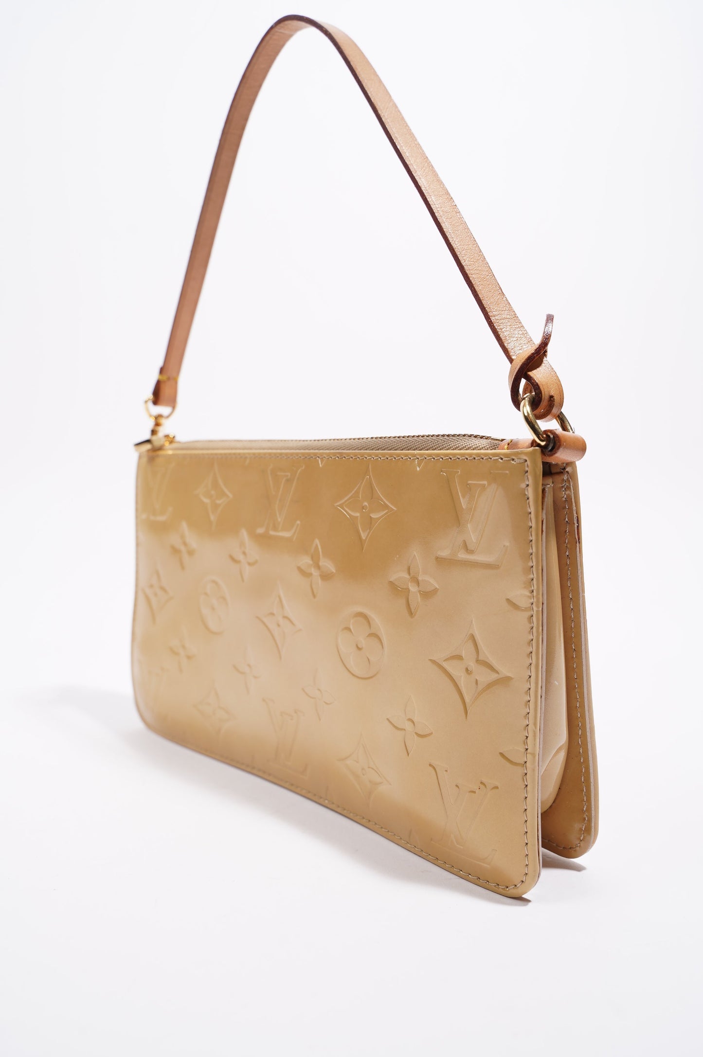 Louis Vuitton Womens Vintage Pochette Accessoire Mustard Vernis