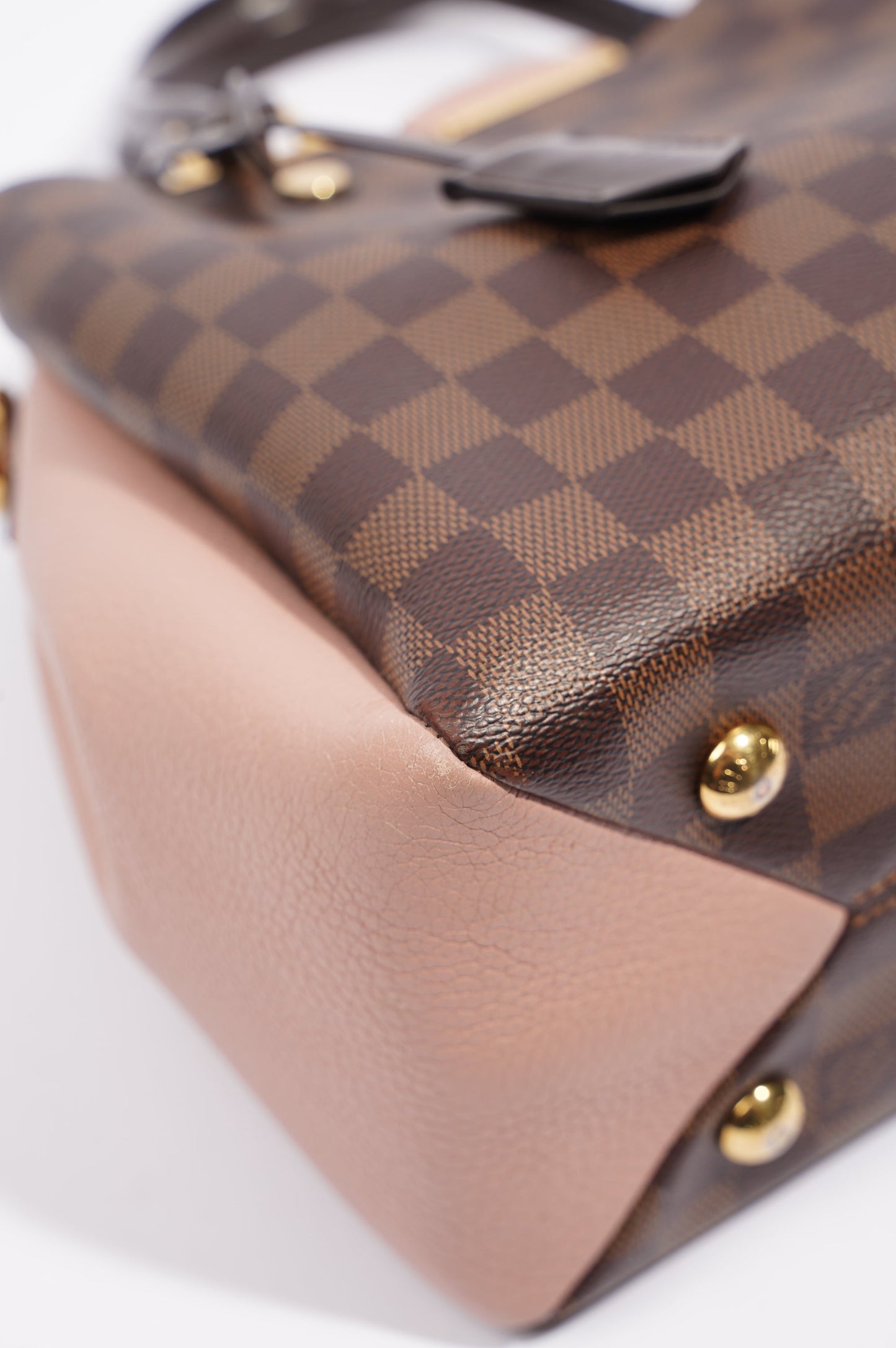 Louis Vuitton Womens Brittany Handbag Damier Ebene / Rose