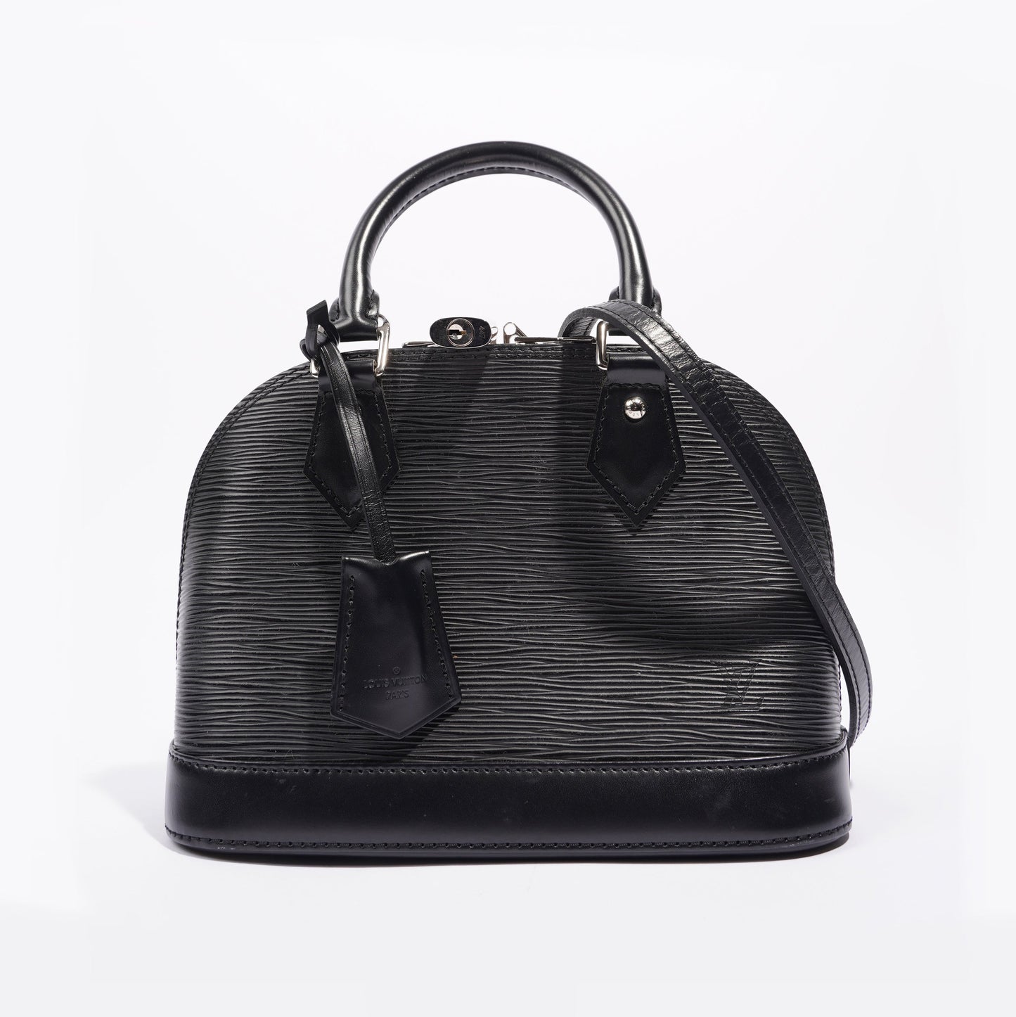 Louis Vuitton Womens Alma Black Epi Leather BB