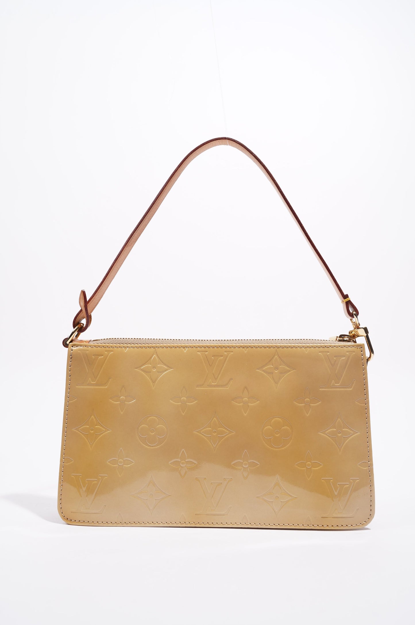 Louis Vuitton Womens Vintage Pochette Accessoire Mustard Vernis