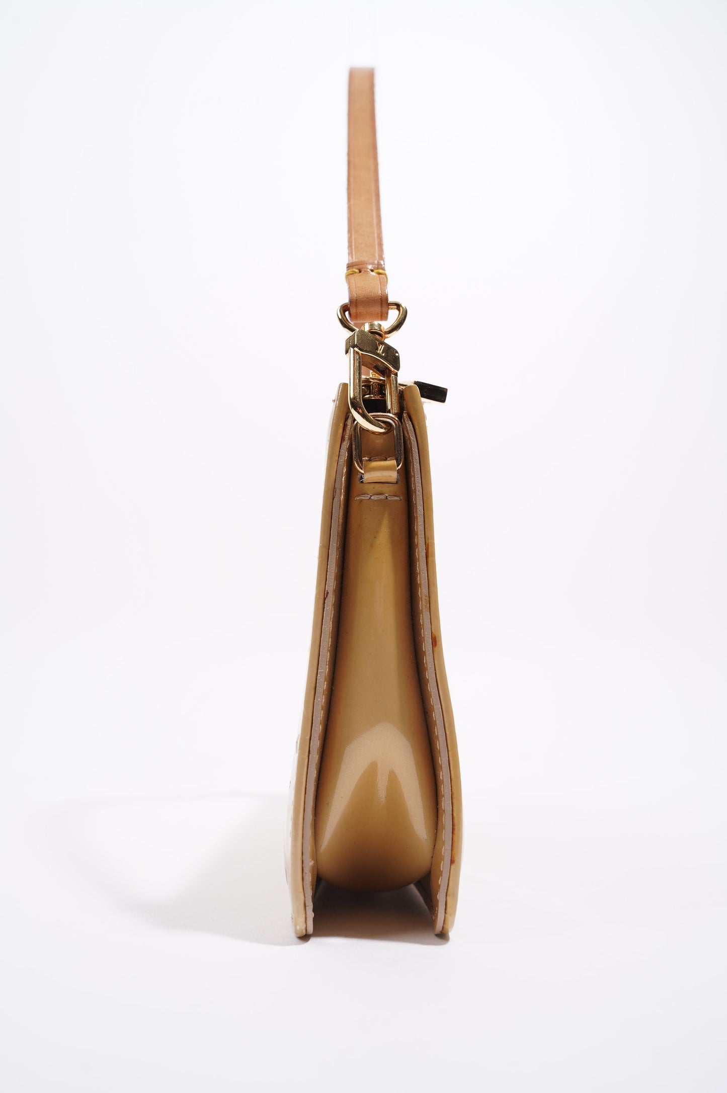 Louis Vuitton Womens Vintage Pochette Accessoire Mustard Vernis