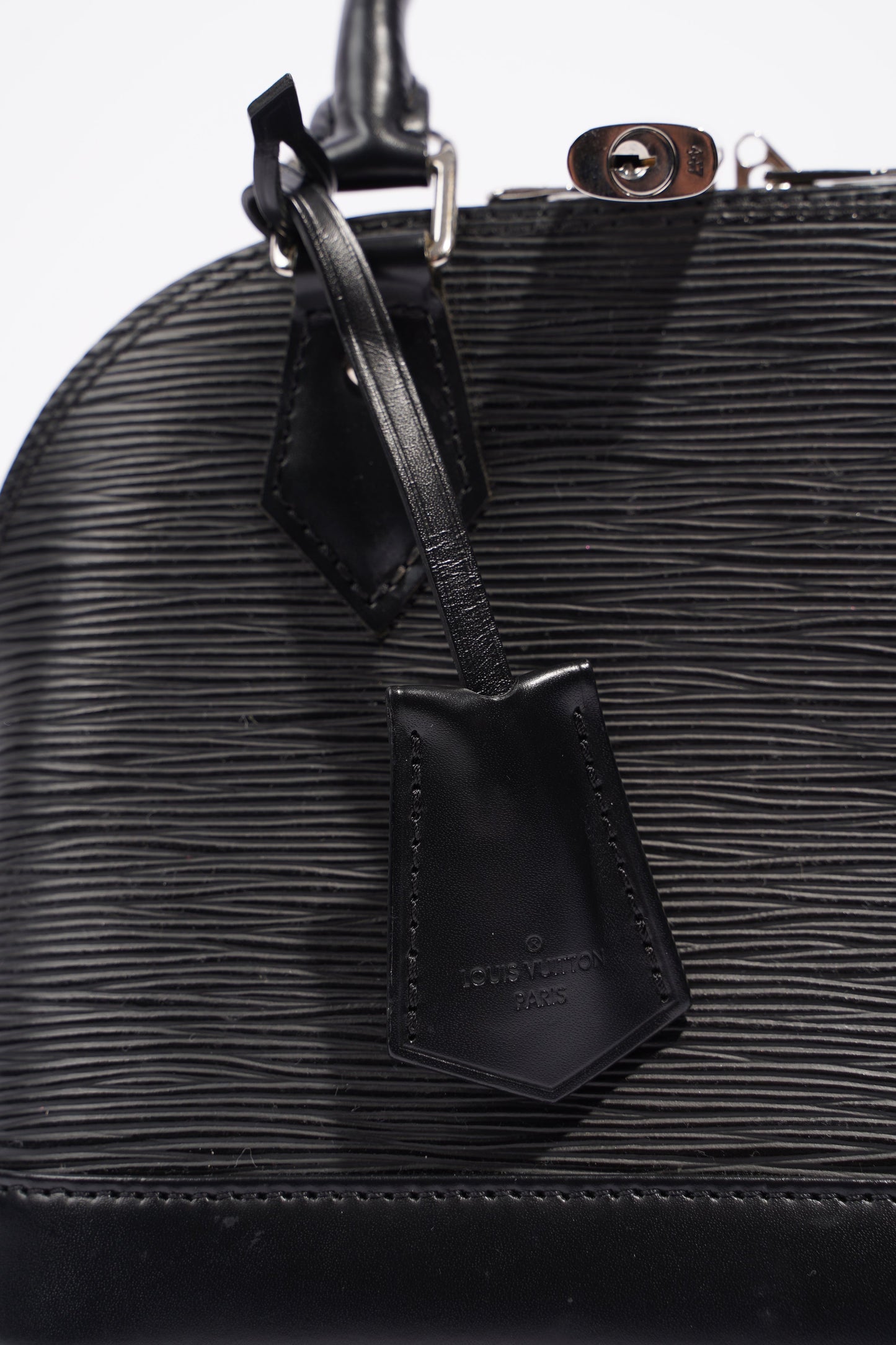Louis Vuitton Womens Alma Black Epi Leather BB