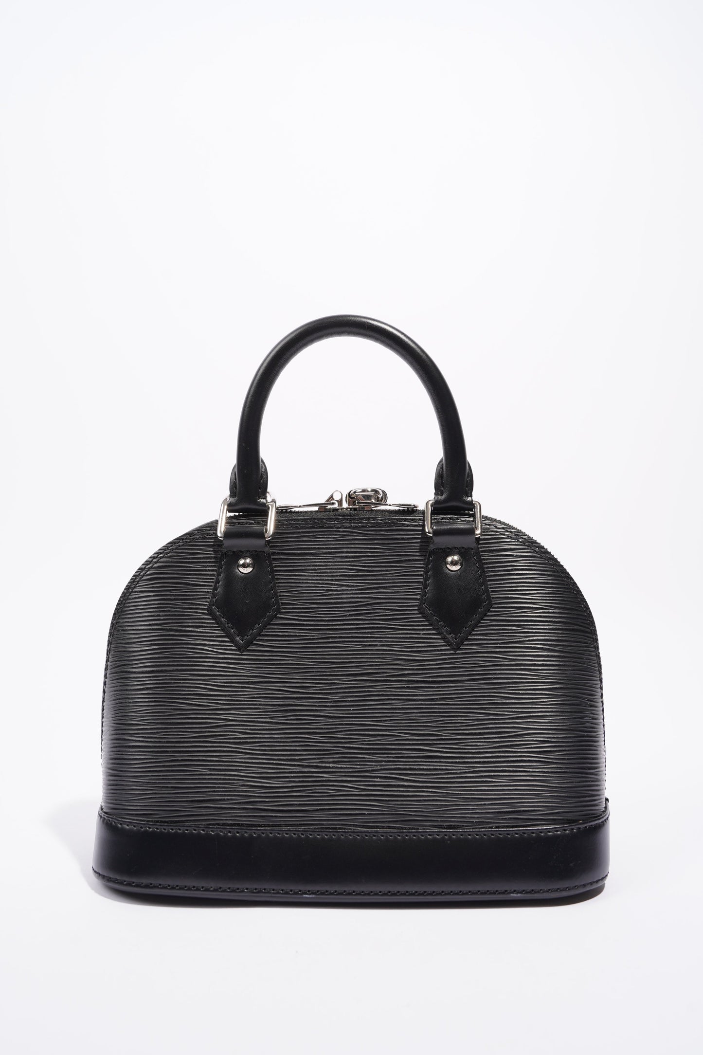 Louis Vuitton Womens Alma Black Epi Leather BB