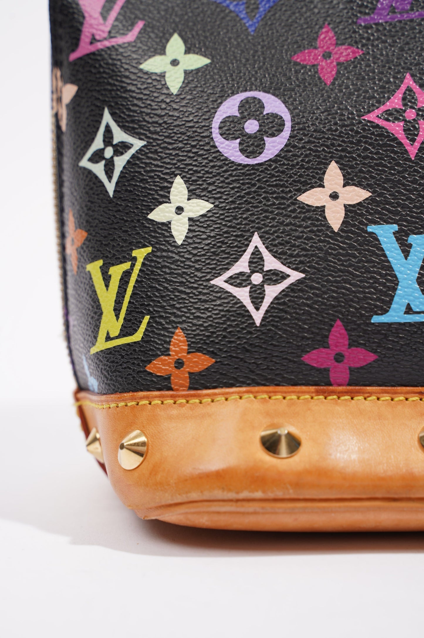 Louis Vuitton Womens Vintage Murakami Alma Black / Multi PM