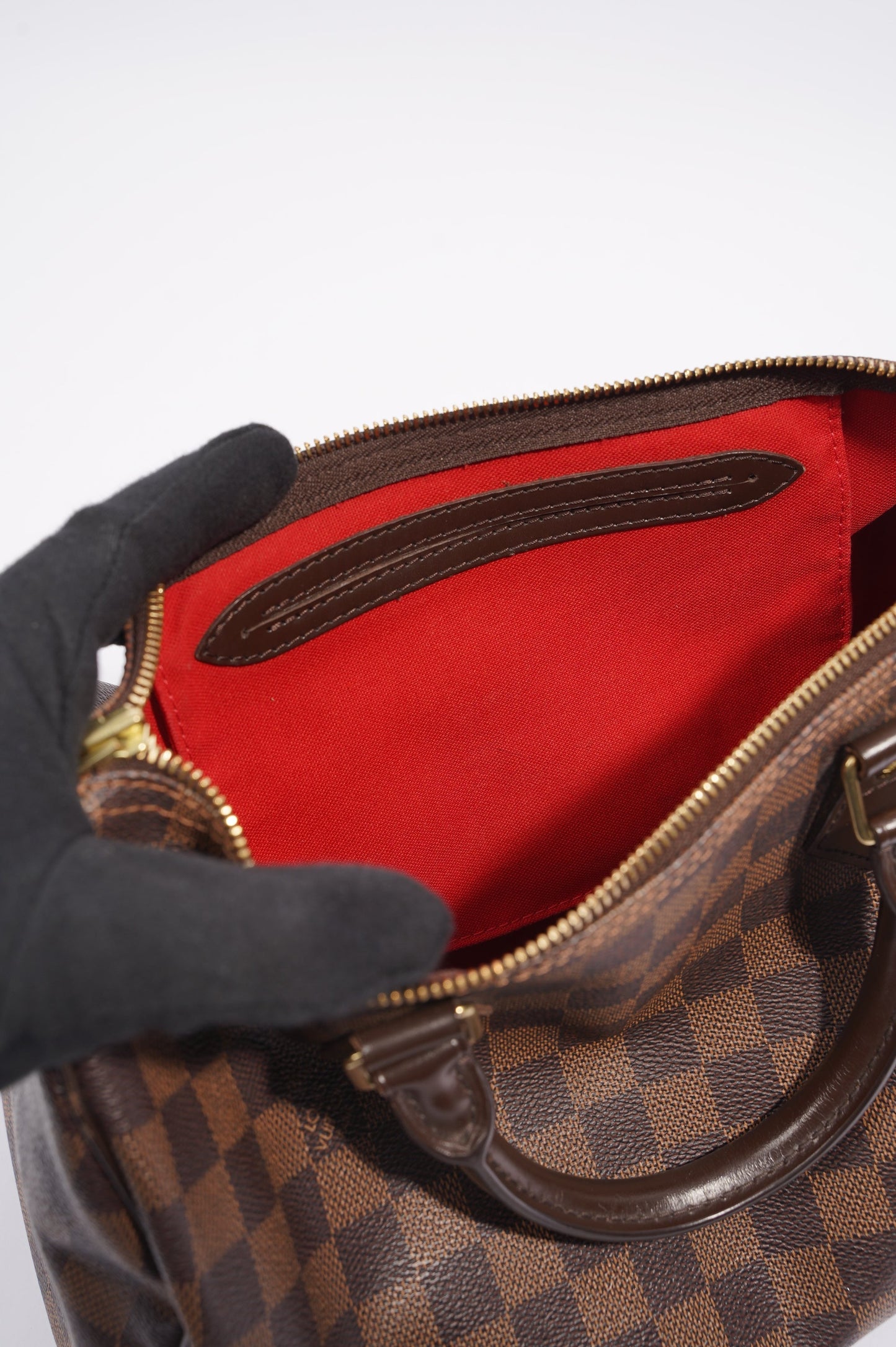 Louis Vuitton Womens Speedy 30 Damier Ebene
