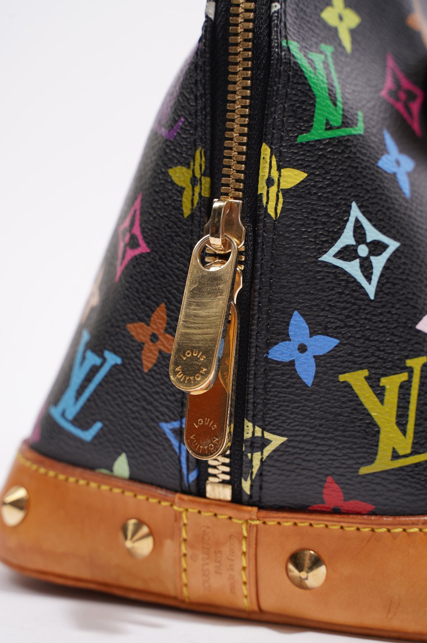 Louis Vuitton Womens Vintage Murakami Alma Black / Multi PM