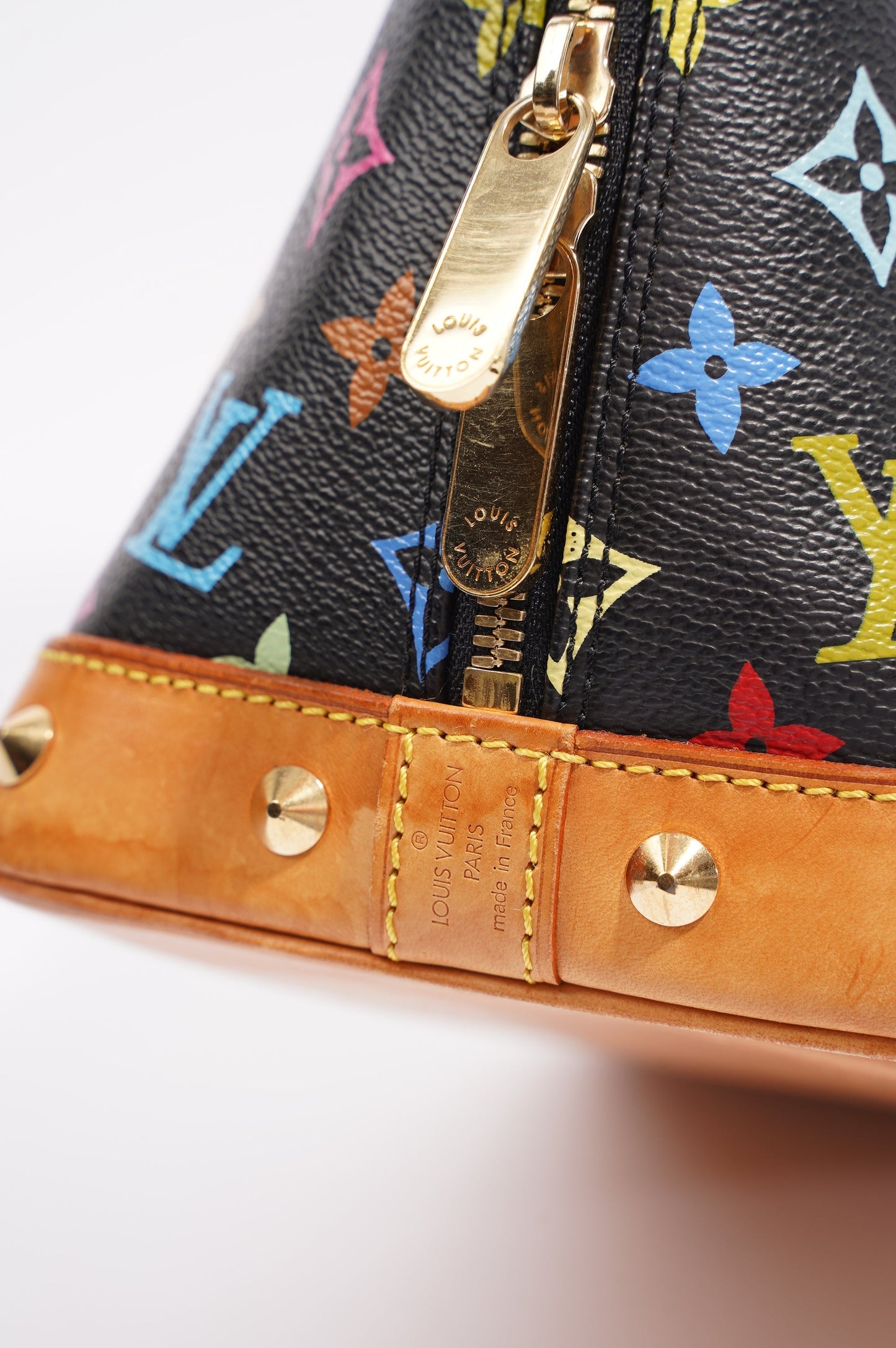Louis Vuitton Womens Vintage Murakami Alma Black / Multi PM