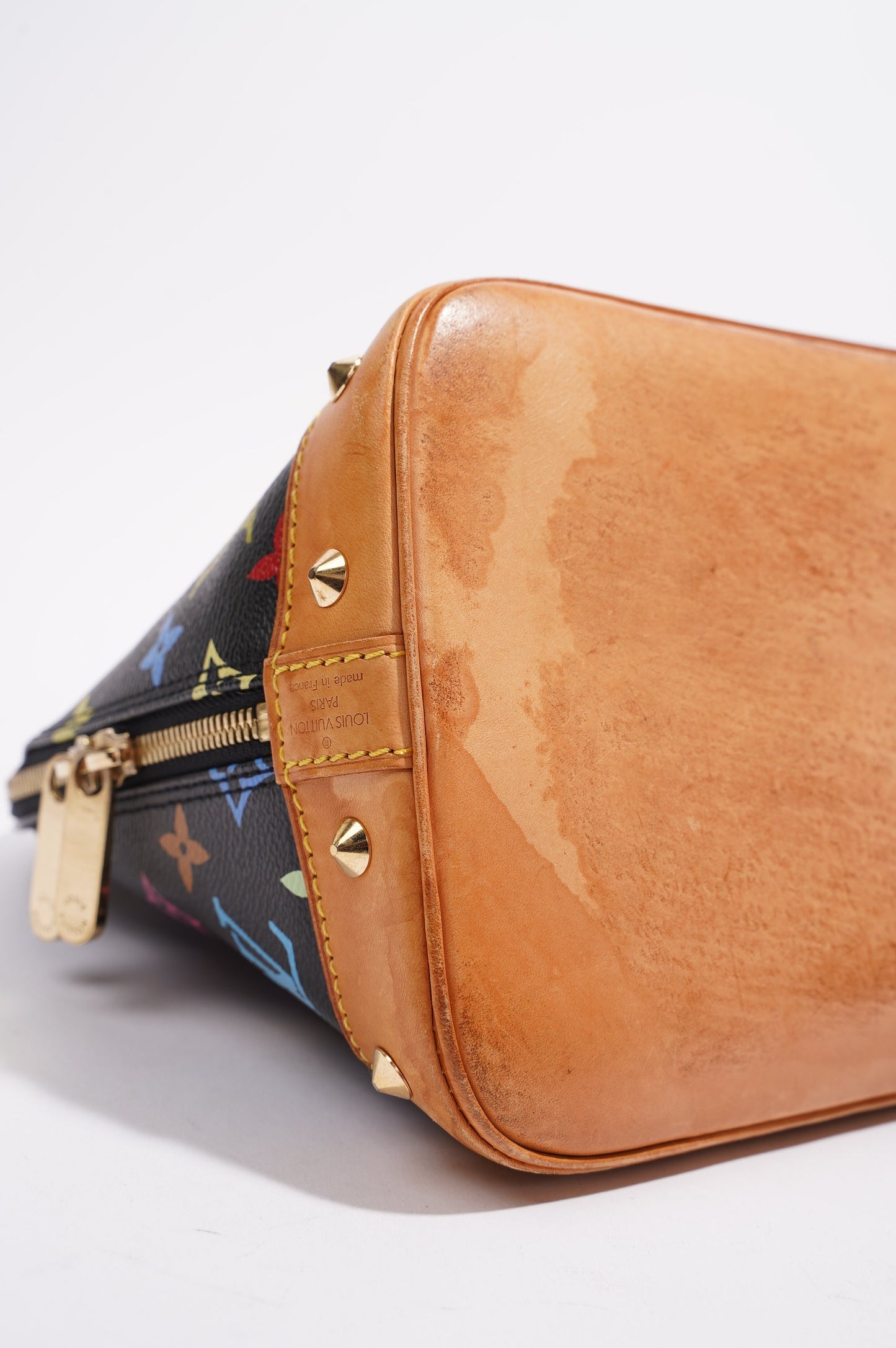 Louis Vuitton Womens Vintage Murakami Alma Black / Multi PM