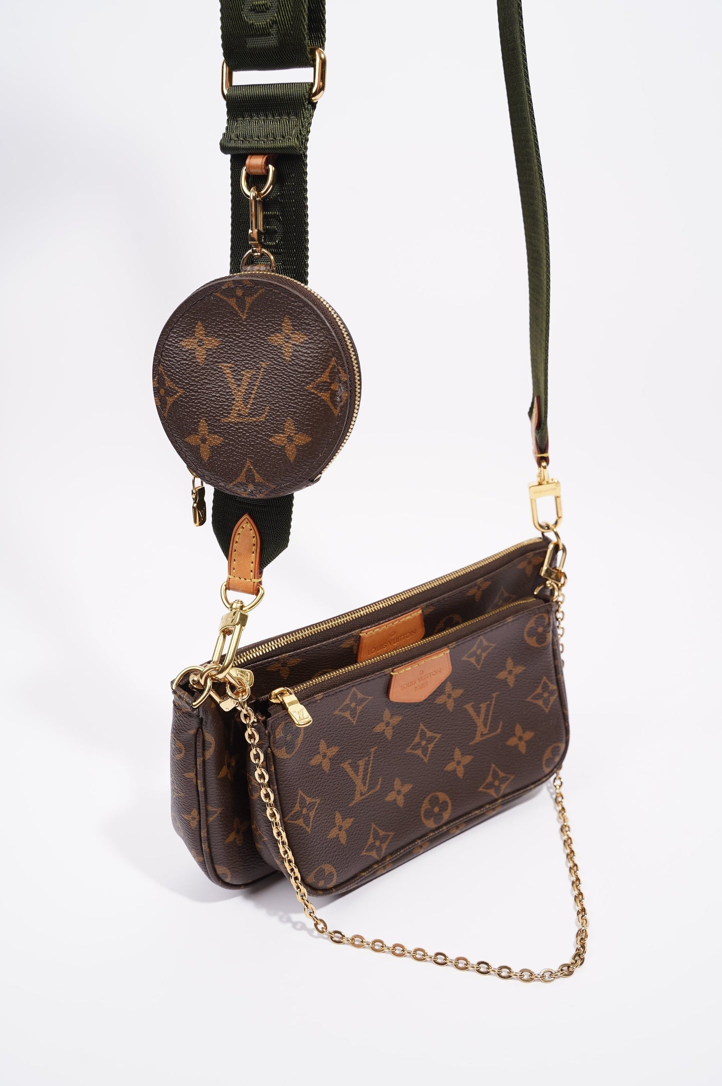 Louis Vuitton Womens Multi Pochette Accessoire Monogram Canvas