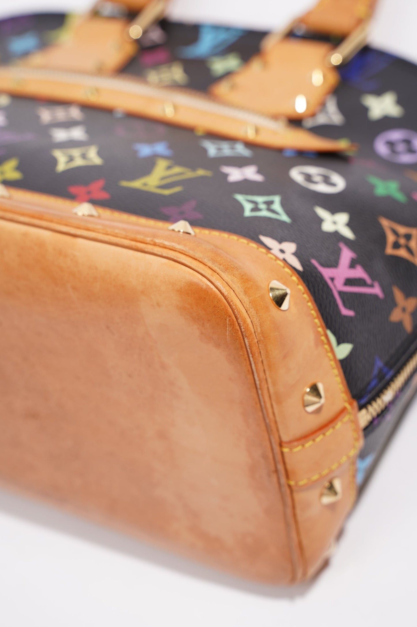 Louis Vuitton Womens Vintage Murakami Alma Black / Multi PM