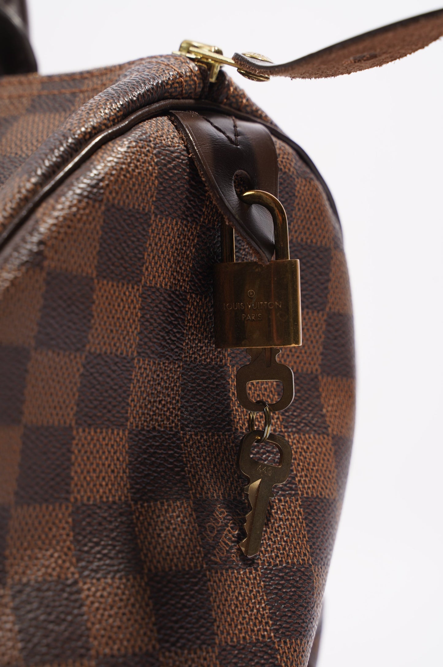Louis Vuitton Womens Speedy 30 Damier Ebene