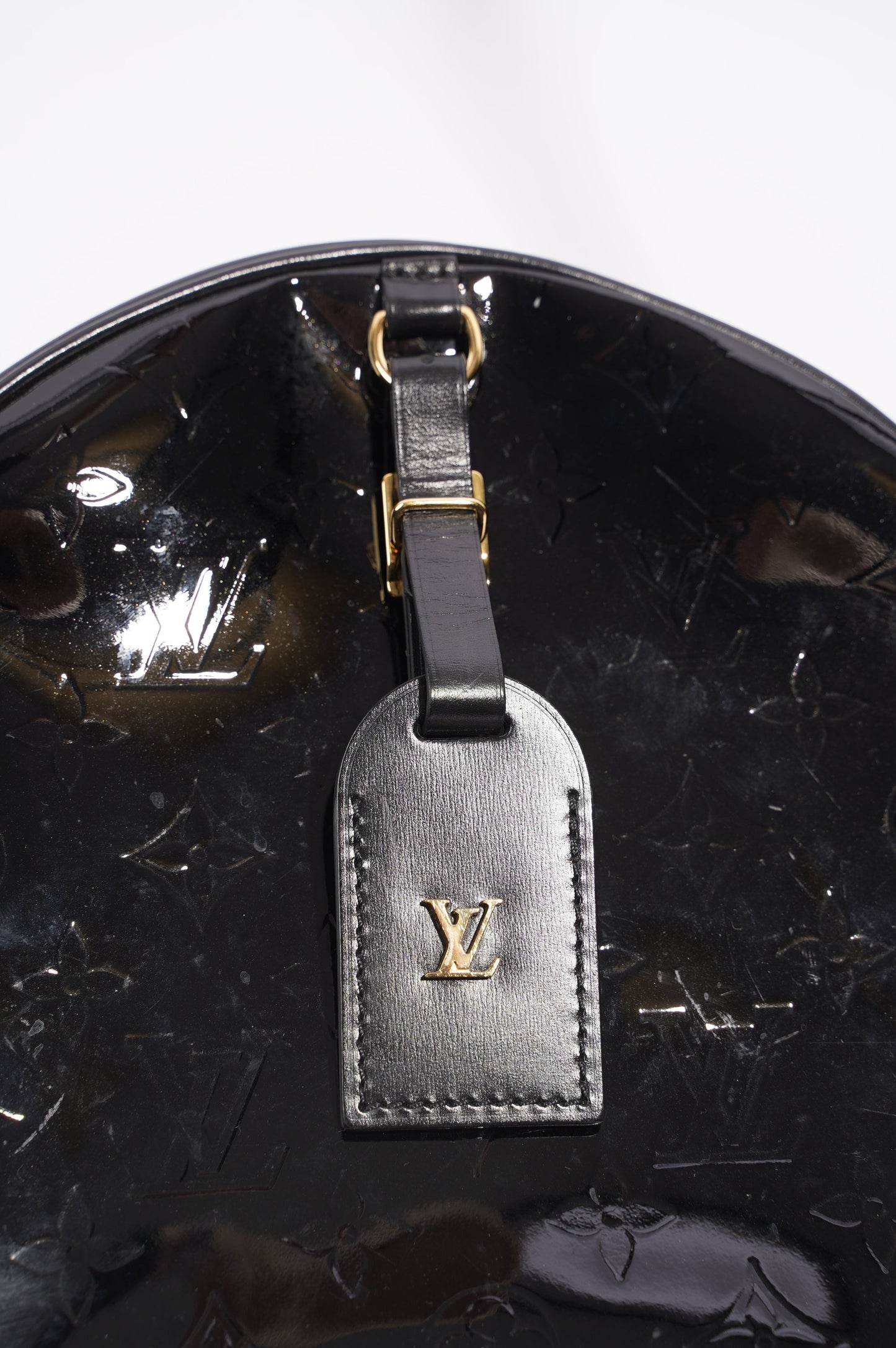 Louis Vuitton Boite Chapeau Souple Bag Black Vernis Leather